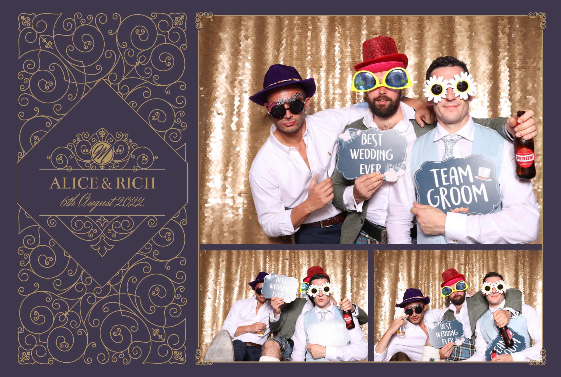 Alice & Rich | View more photos from the event at images.mobile-photo-booth.com/u/MobilePhotoBoothUK/Alice-Rich