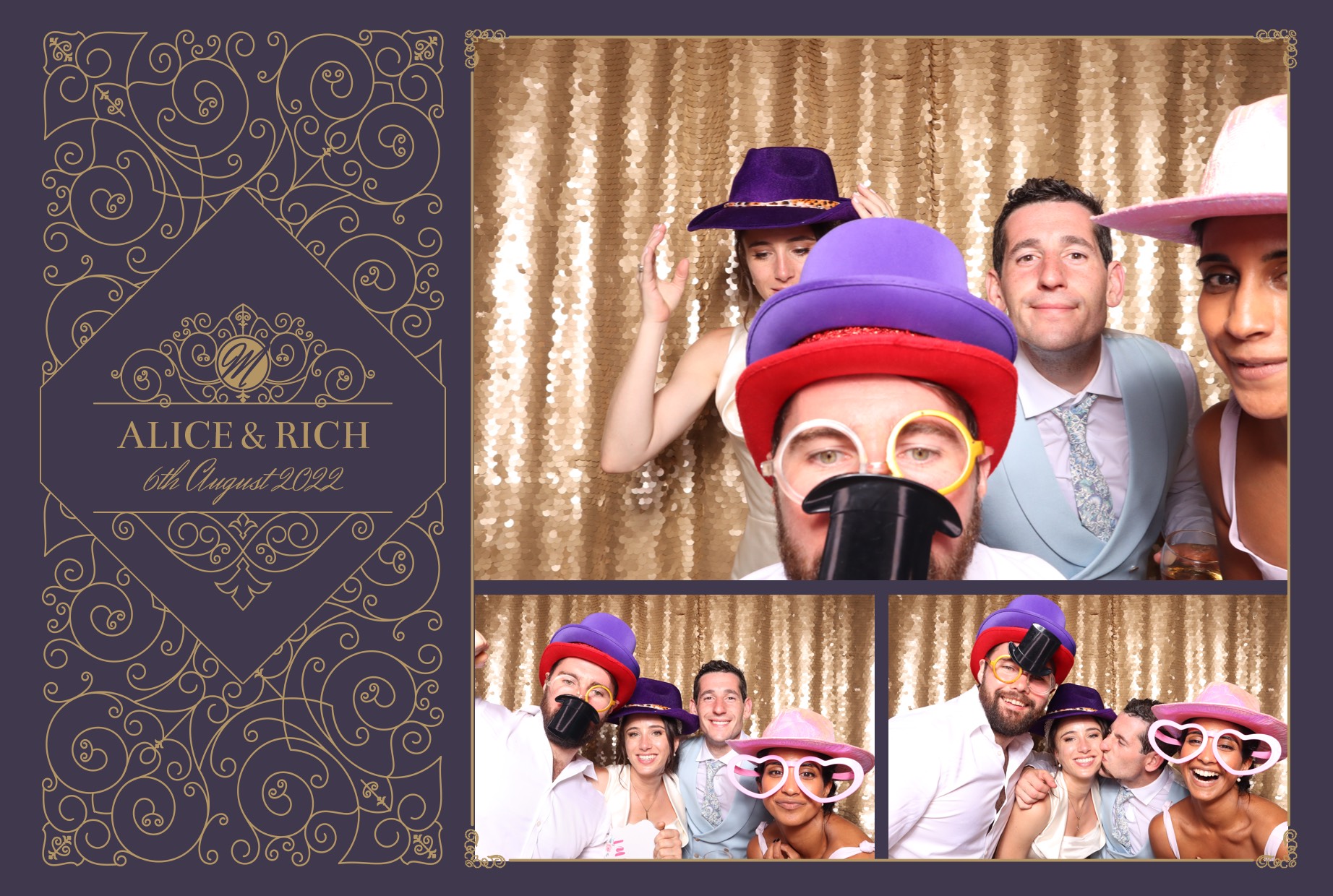 Alice & Rich | View more photos from the event at images.mobile-photo-booth.com/u/MobilePhotoBoothUK/Alice-Rich