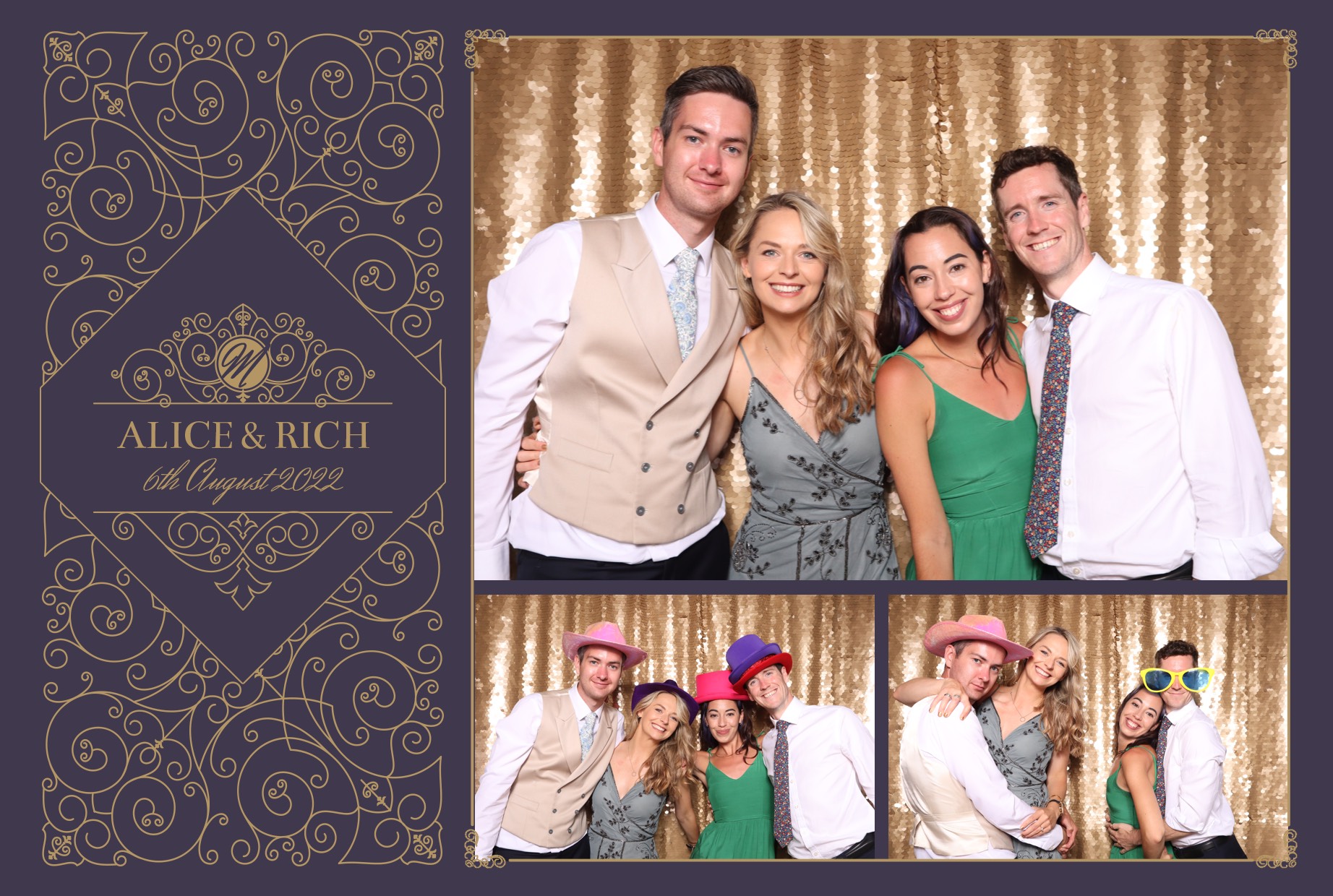 Alice & Rich | View more photos from the event at images.mobile-photo-booth.com/u/MobilePhotoBoothUK/Alice-Rich