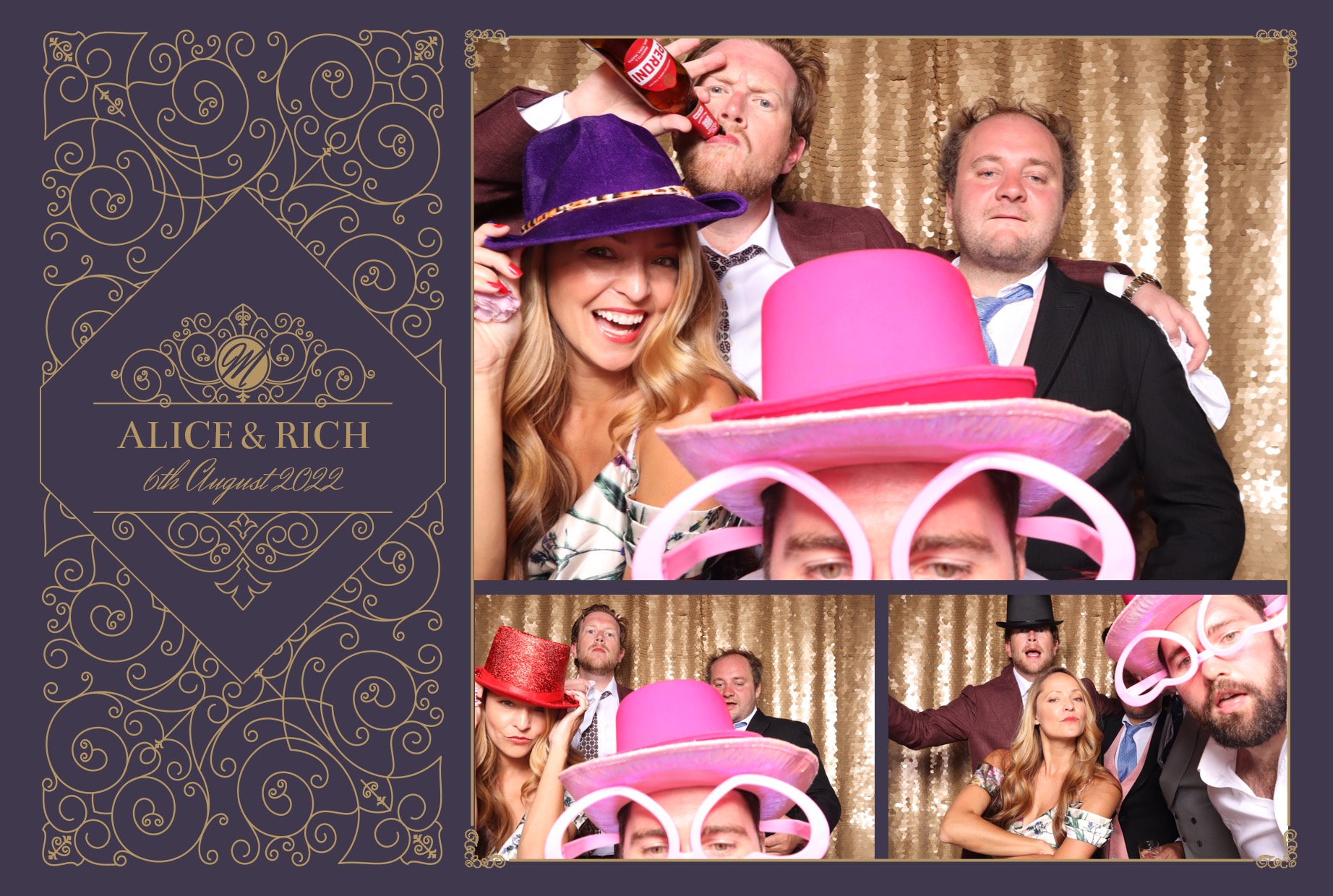 Alice & Rich | View more photos from the event at images.mobile-photo-booth.com/u/MobilePhotoBoothUK/Alice-Rich