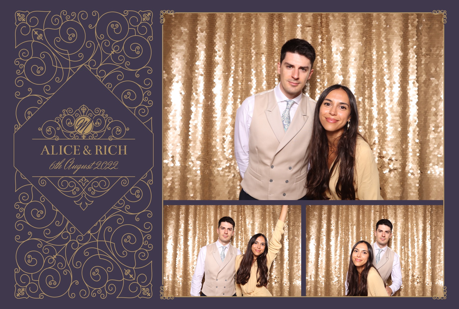 Alice & Rich | View more photos from the event at images.mobile-photo-booth.com/u/MobilePhotoBoothUK/Alice-Rich
