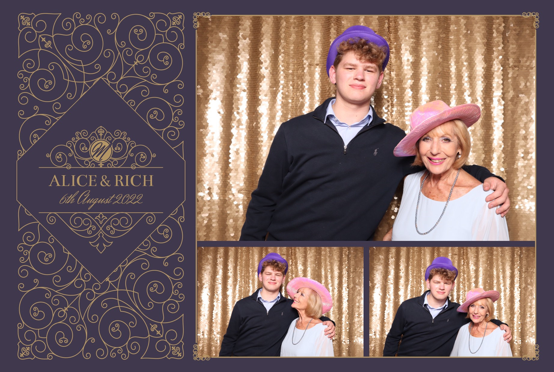 Alice & Rich | View more photos from the event at images.mobile-photo-booth.com/u/MobilePhotoBoothUK/Alice-Rich