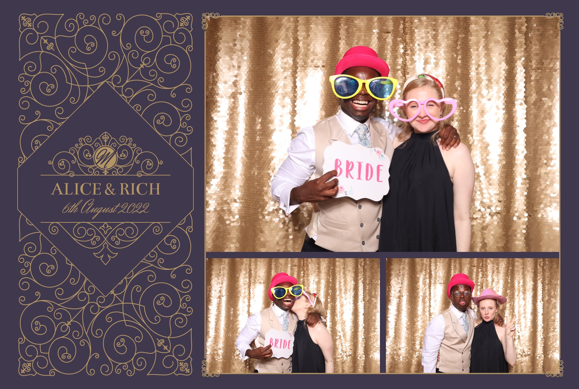 Alice & Rich | View more photos from the event at images.mobile-photo-booth.com/u/MobilePhotoBoothUK/Alice-Rich