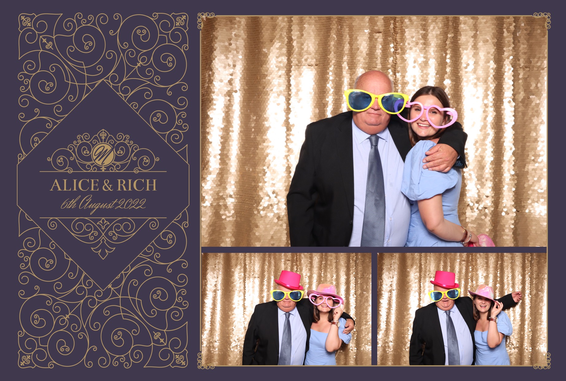 Alice & Rich | View more photos from the event at images.mobile-photo-booth.com/u/MobilePhotoBoothUK/Alice-Rich