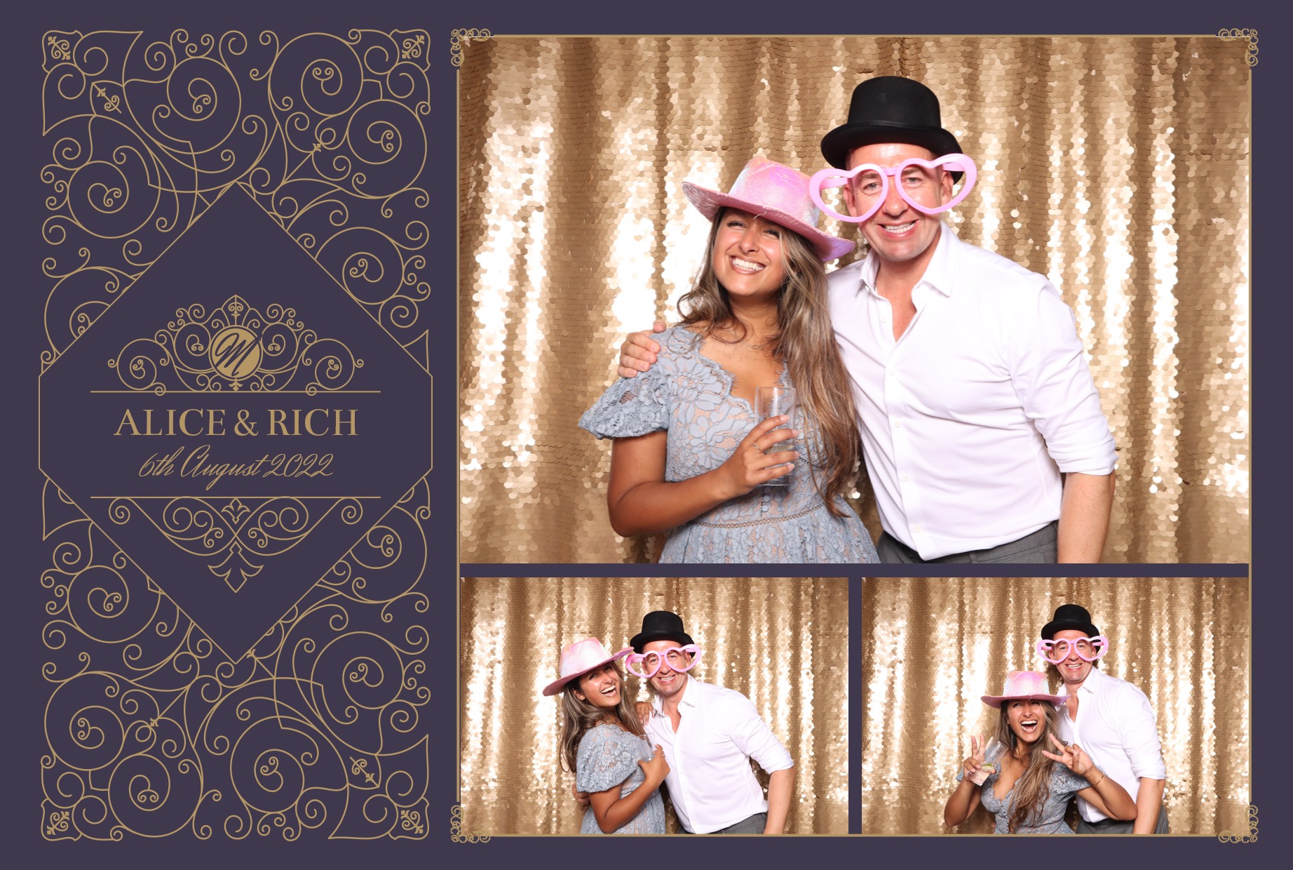 Alice & Rich | View more photos from the event at images.mobile-photo-booth.com/u/MobilePhotoBoothUK/Alice-Rich