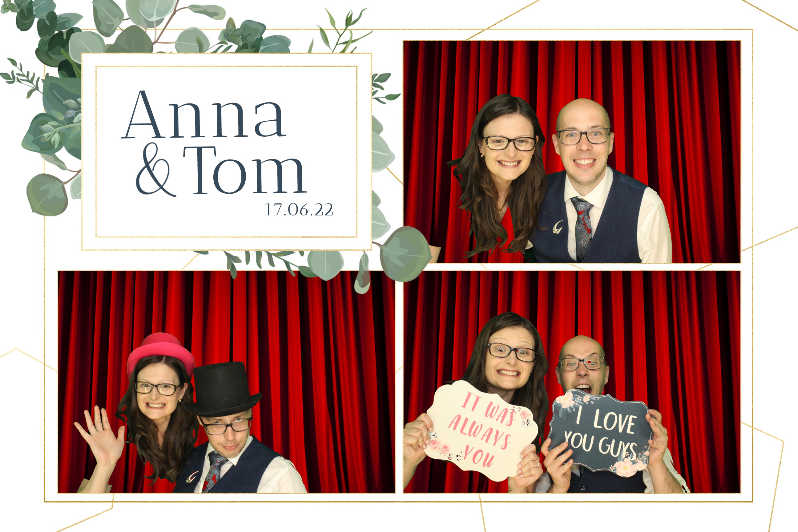 Anna & Tom | View more photos from the event at images.mobile-photo-booth.com/u/MobilePhotoBoothUK/Anna-Tom