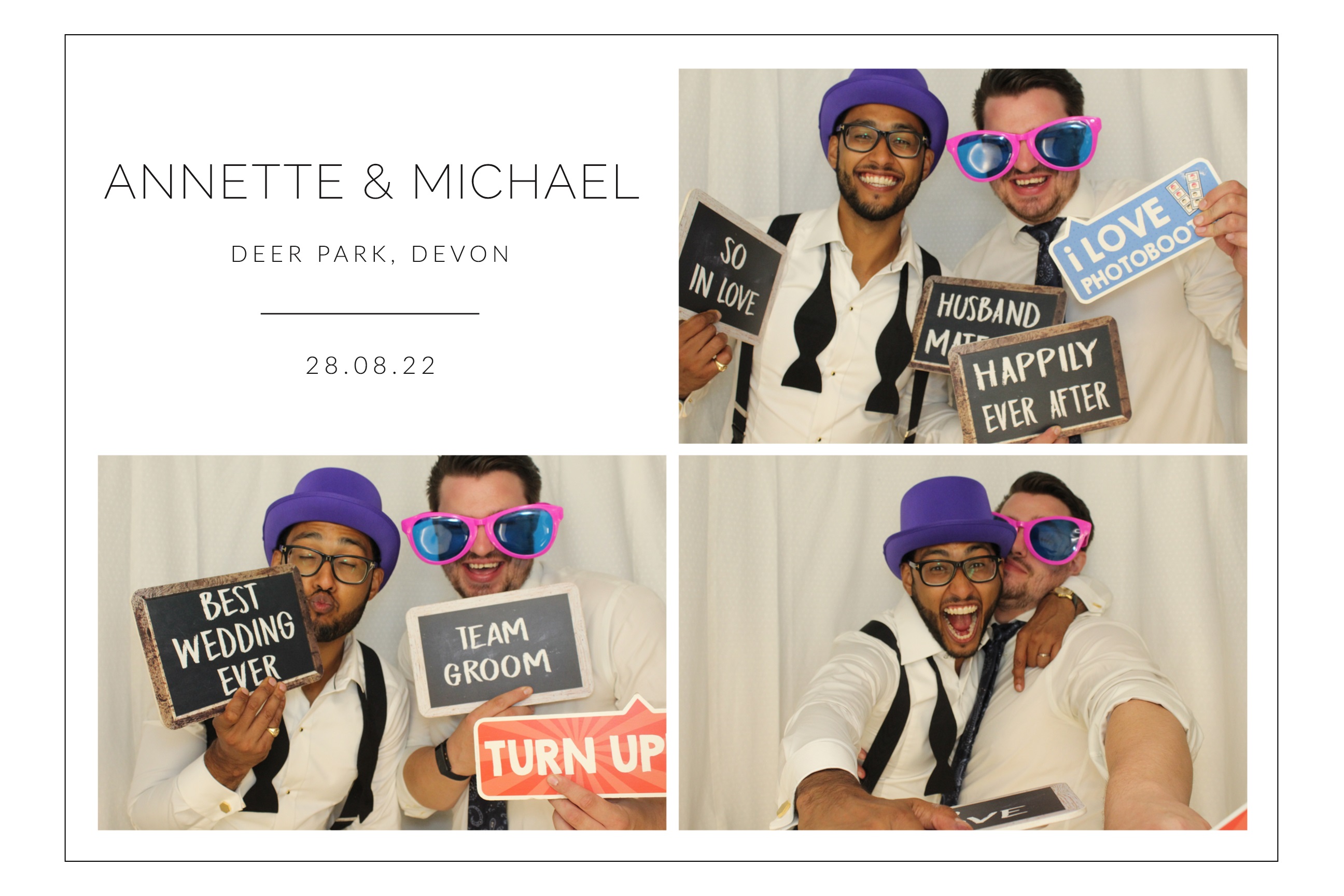 Annette & Michael | View more photos from the event at images.mobile-photo-booth.com/u/MobilePhotoBoothUK/Annette-Michael