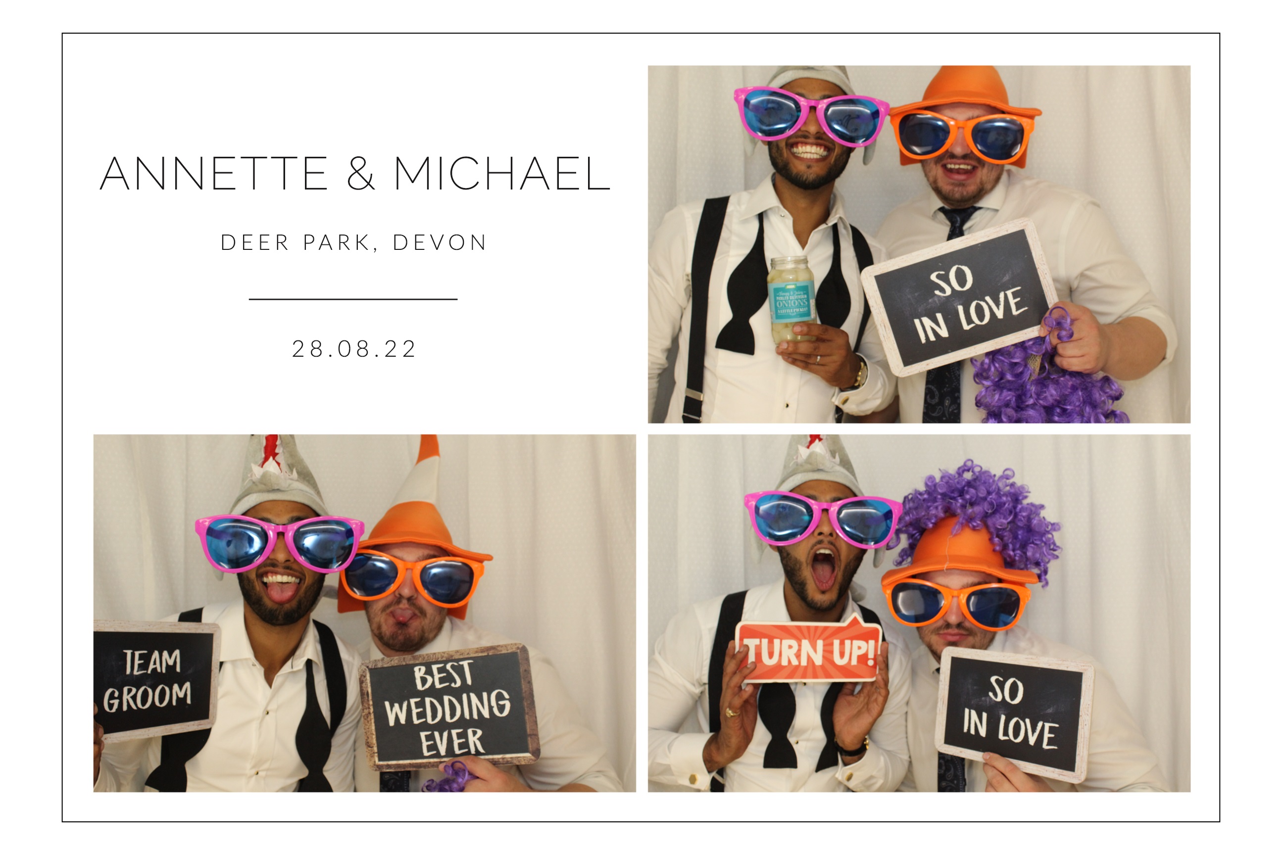 Annette & Michael | View more photos from the event at images.mobile-photo-booth.com/u/MobilePhotoBoothUK/Annette-Michael