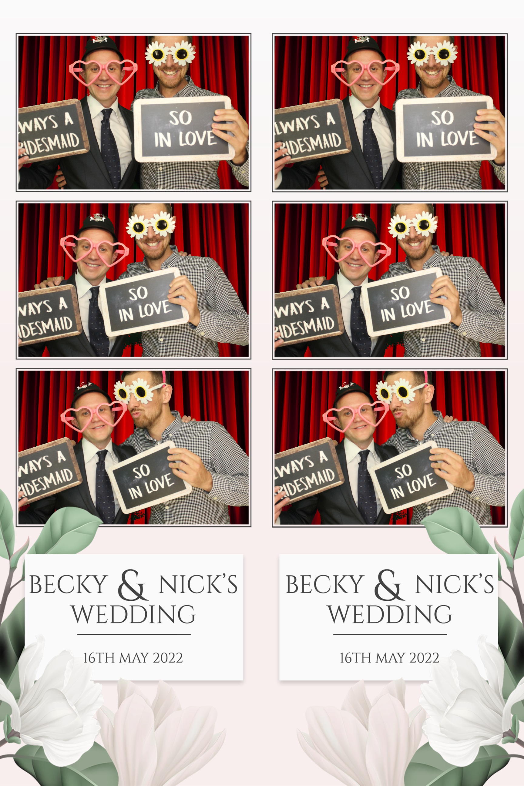 Becky & Nick | View more photos from the event at images.mobile-photo-booth.com/u/MobilePhotoBoothUK/Becky-Nick
