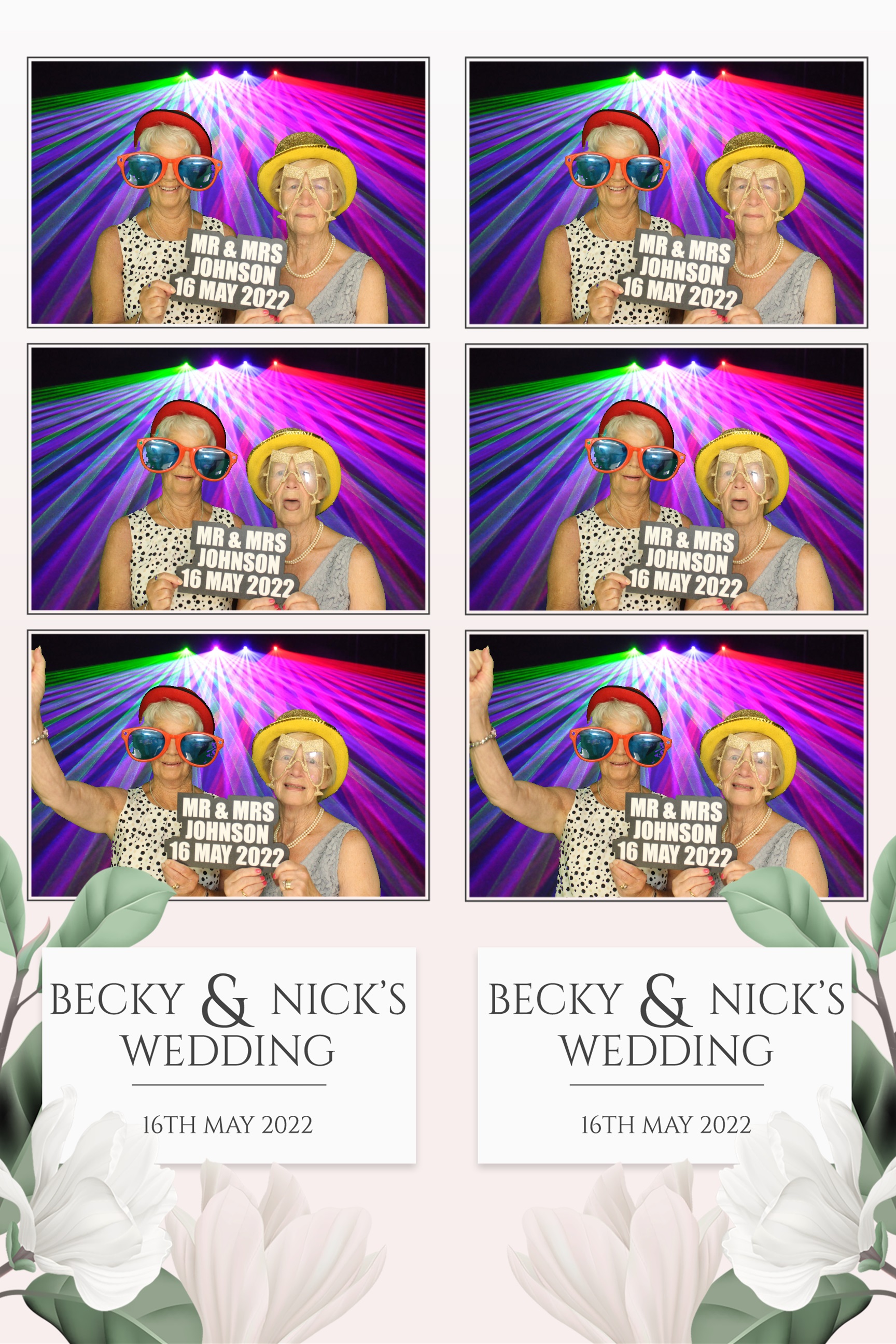 Becky & Nick | View more photos from the event at images.mobile-photo-booth.com/u/MobilePhotoBoothUK/Becky-Nick