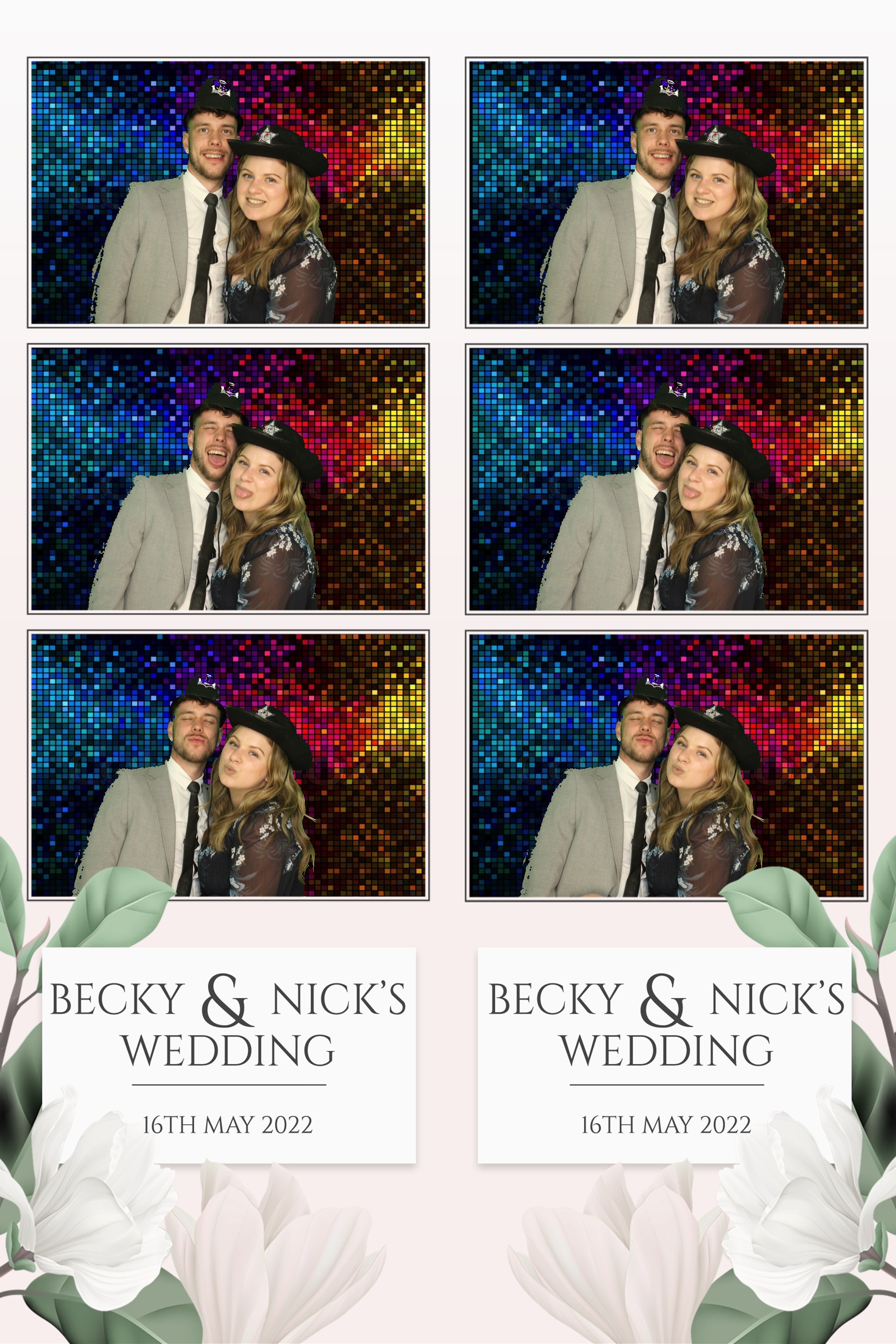 Becky & Nick | View more photos from the event at images.mobile-photo-booth.com/u/MobilePhotoBoothUK/Becky-Nick
