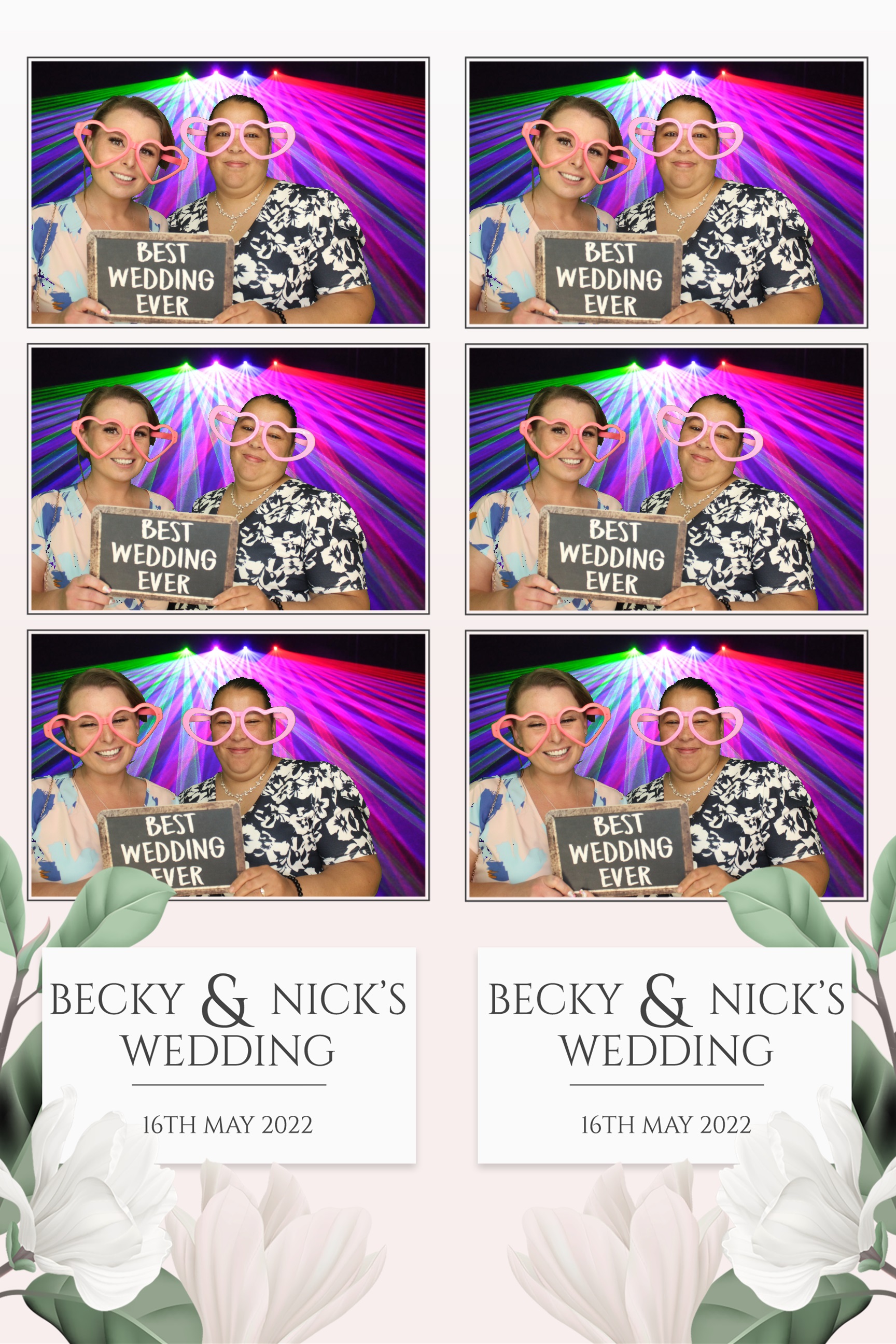 Becky & Nick | View more photos from the event at images.mobile-photo-booth.com/u/MobilePhotoBoothUK/Becky-Nick