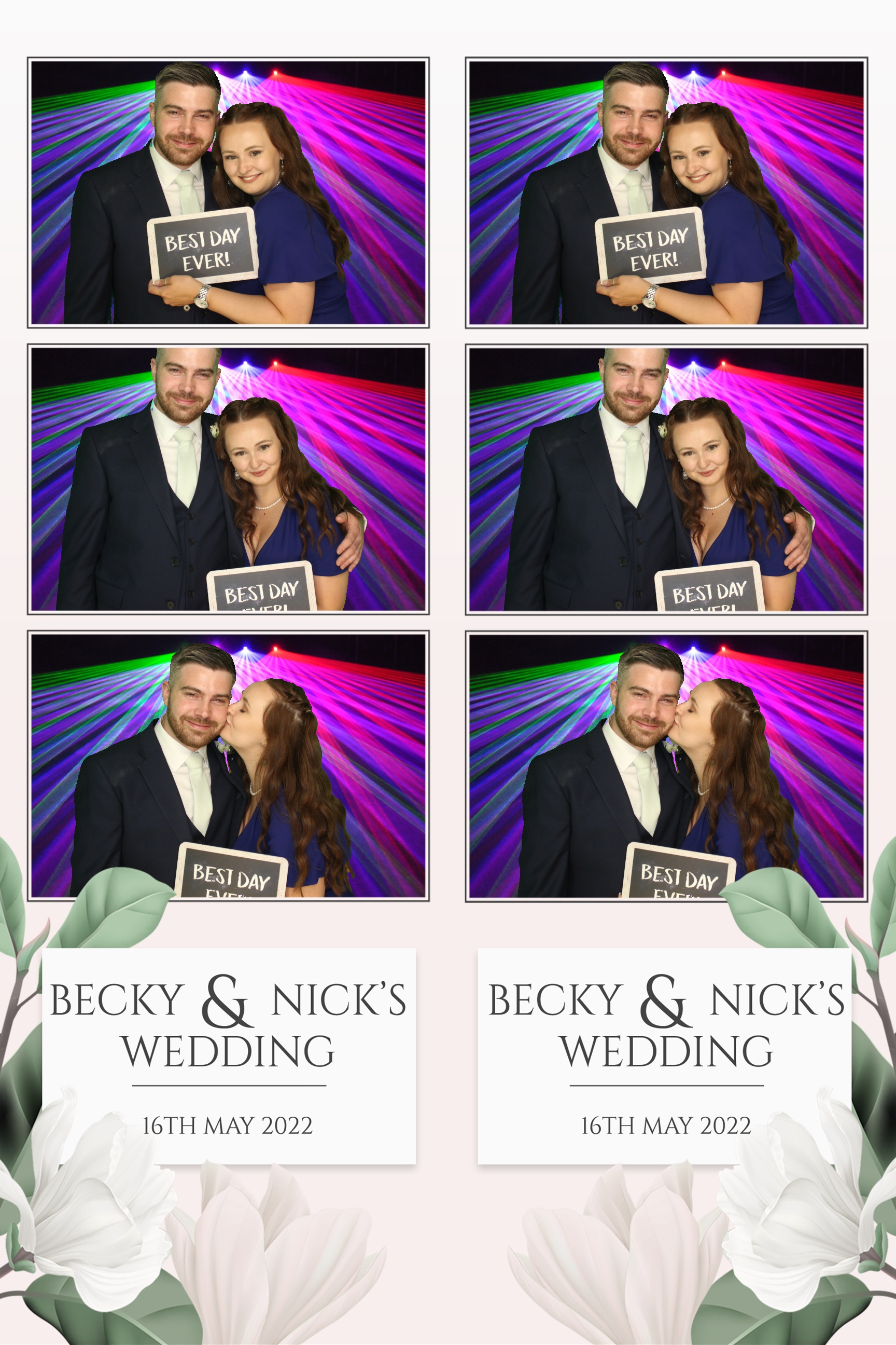 Becky & Nick | View more photos from the event at images.mobile-photo-booth.com/u/MobilePhotoBoothUK/Becky-Nick