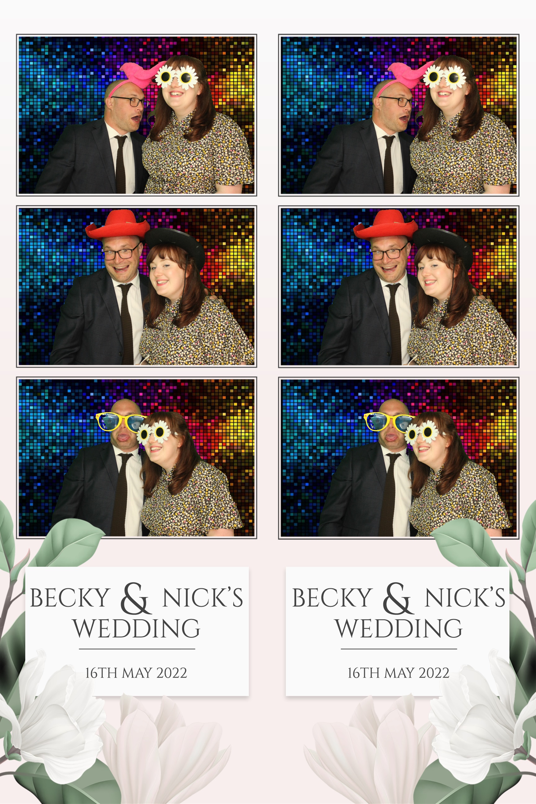 Becky & Nick | View more photos from the event at images.mobile-photo-booth.com/u/MobilePhotoBoothUK/Becky-Nick