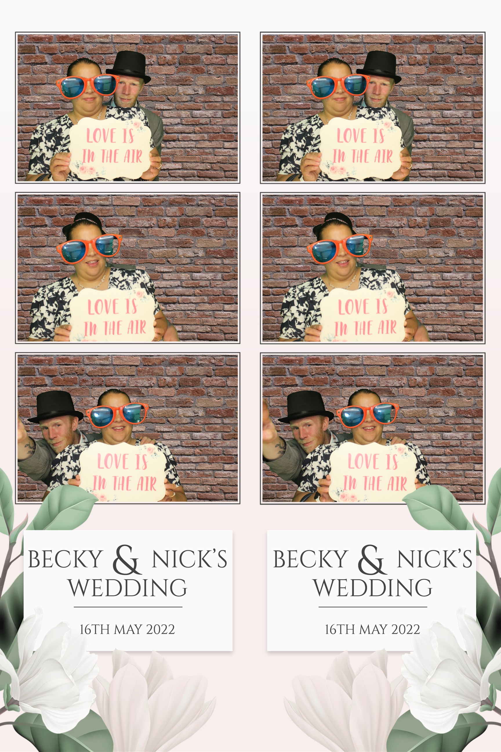 Becky & Nick | View more photos from the event at images.mobile-photo-booth.com/u/MobilePhotoBoothUK/Becky-Nick