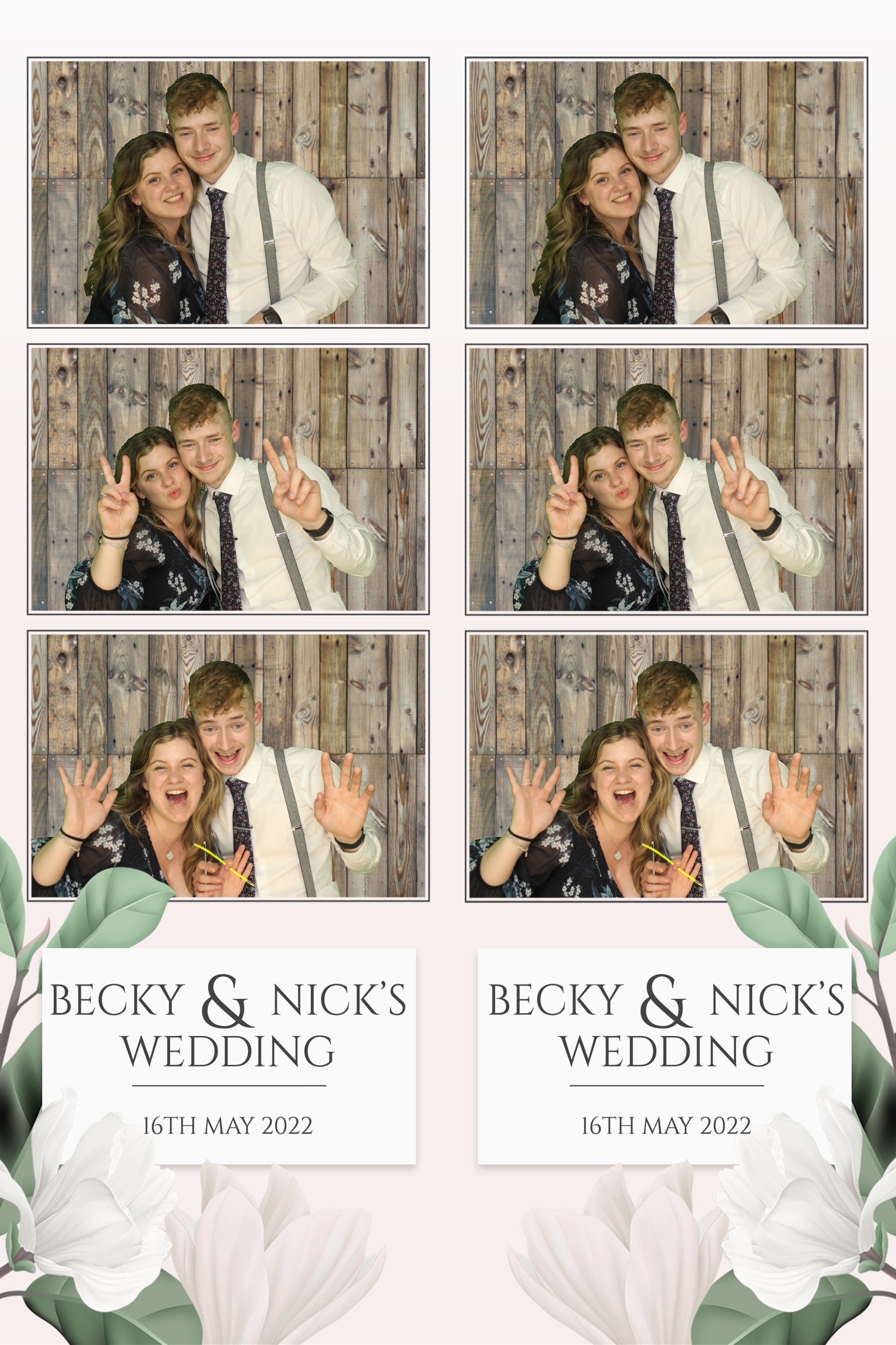 Becky & Nick | View more photos from the event at images.mobile-photo-booth.com/u/MobilePhotoBoothUK/Becky-Nick