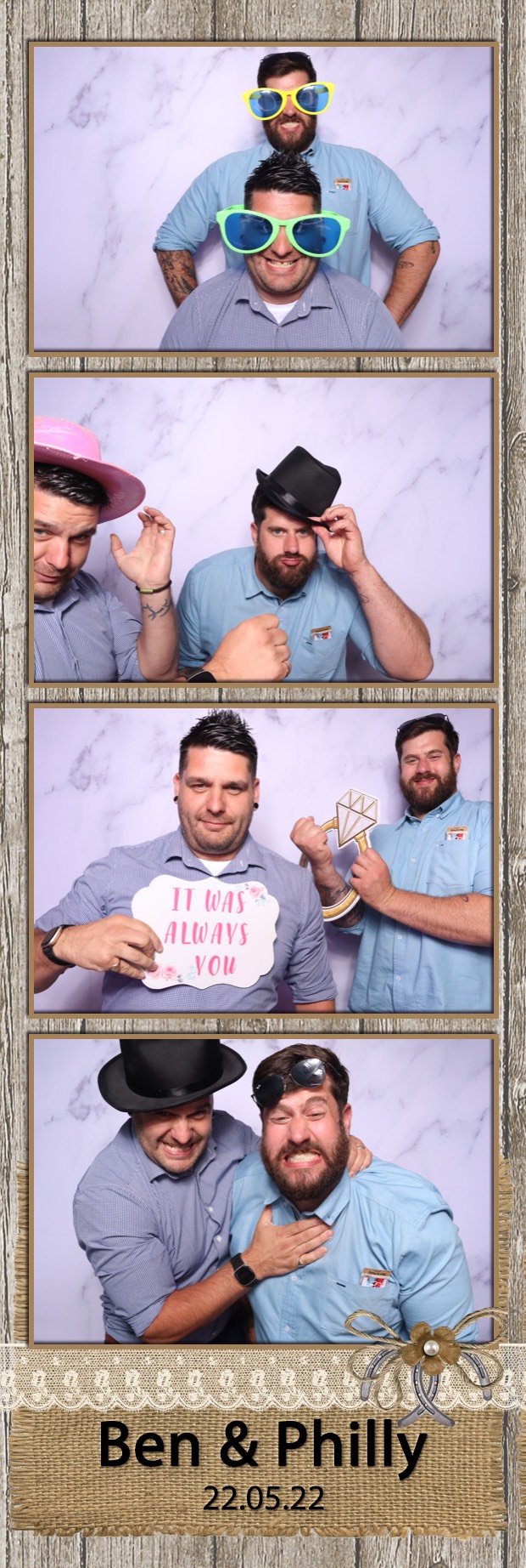 Ben & Philly | View more photos from the event at images.mobile-photo-booth.com/u/MobilePhotoBoothUK/Ben-Philly