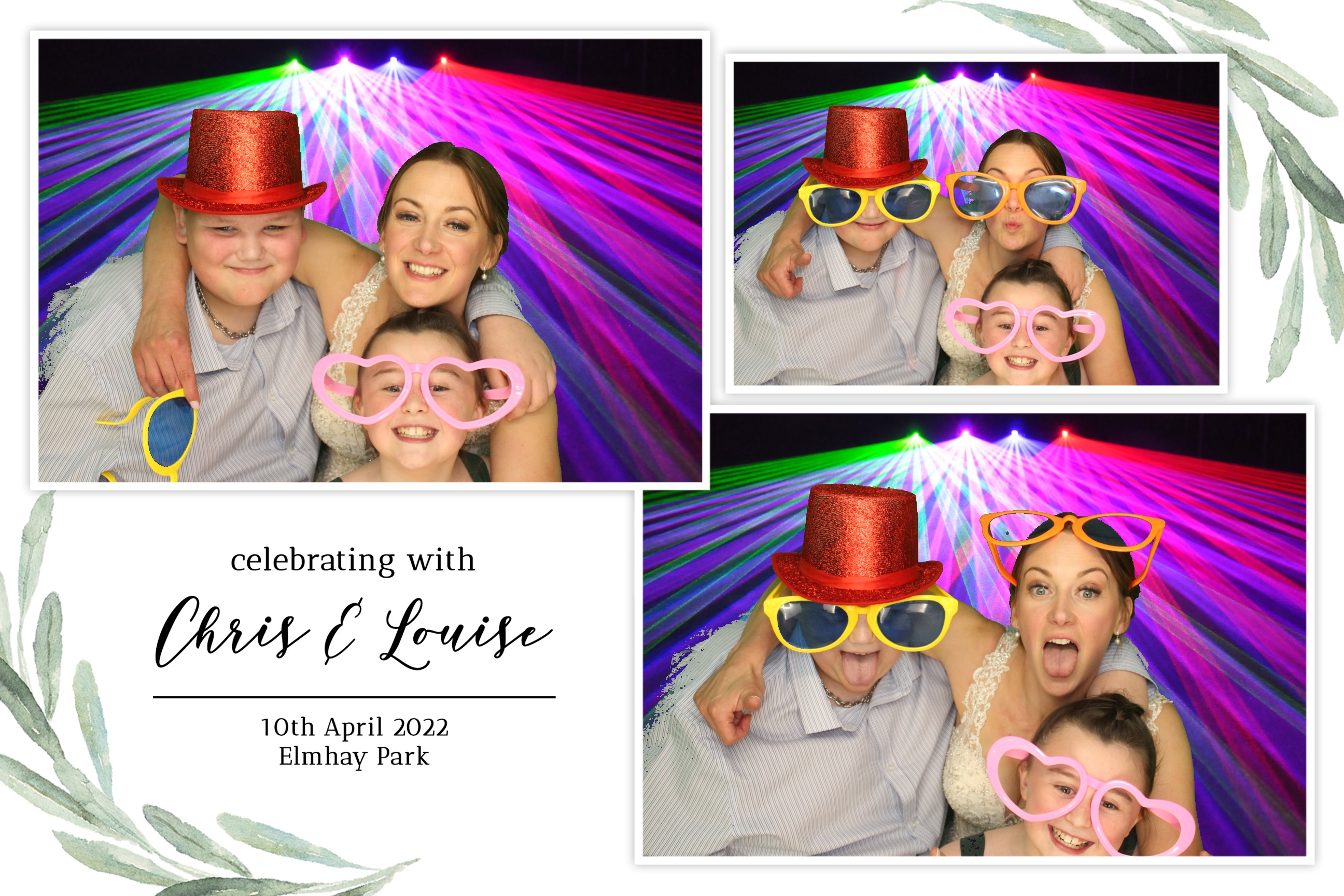 Chris & Louise | View more photos from the event at images.mobile-photo-booth.com/u/MobilePhotoBoothUK/Chris-Louise