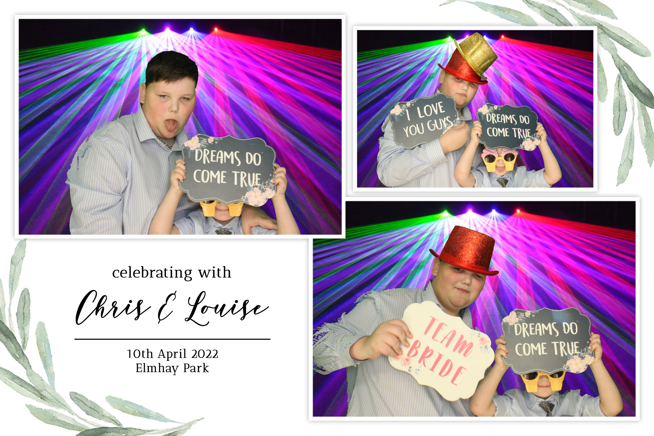 Chris & Louise | View more photos from the event at images.mobile-photo-booth.com/u/MobilePhotoBoothUK/Chris-Louise