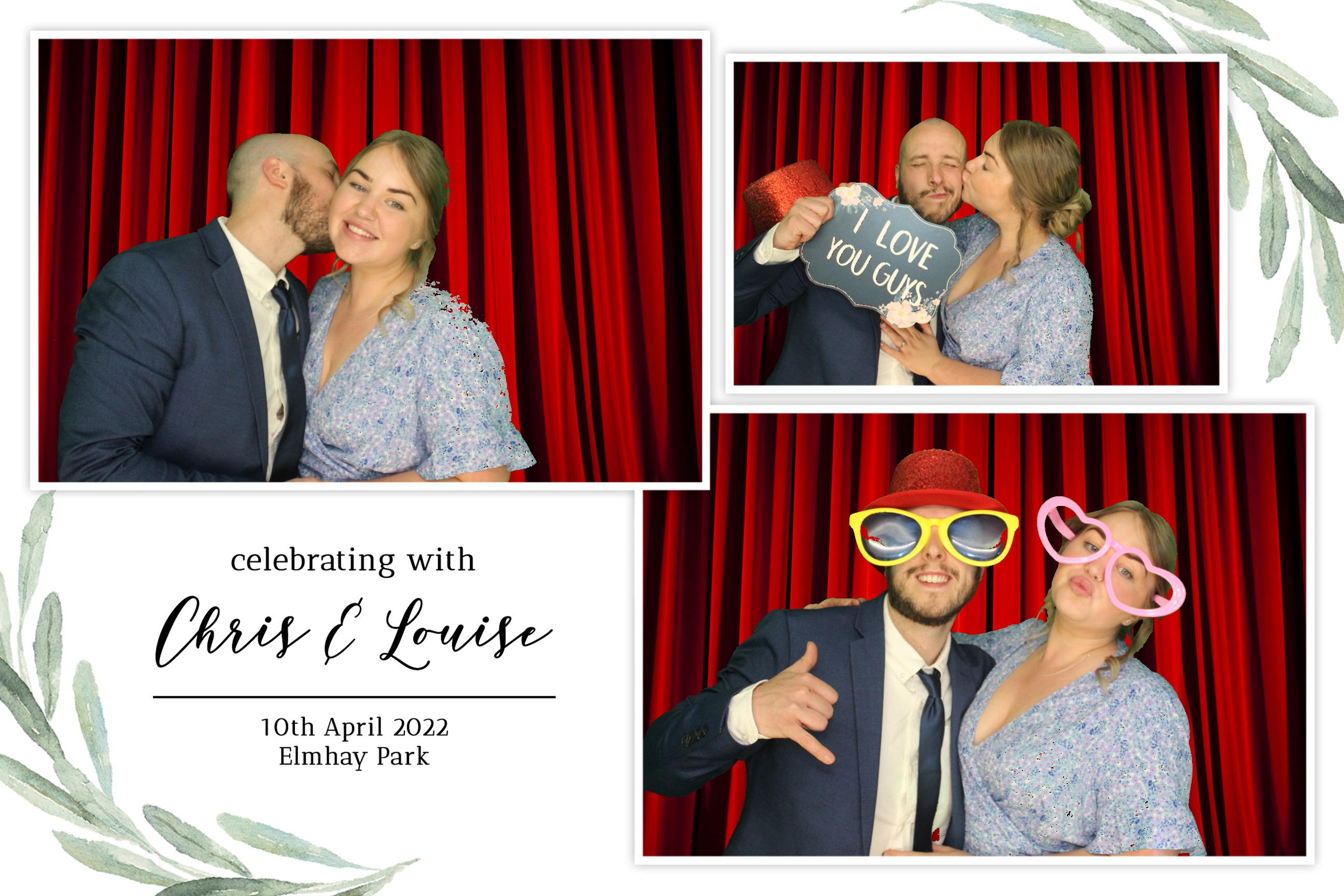 Chris & Louise | View more photos from the event at images.mobile-photo-booth.com/u/MobilePhotoBoothUK/Chris-Louise
