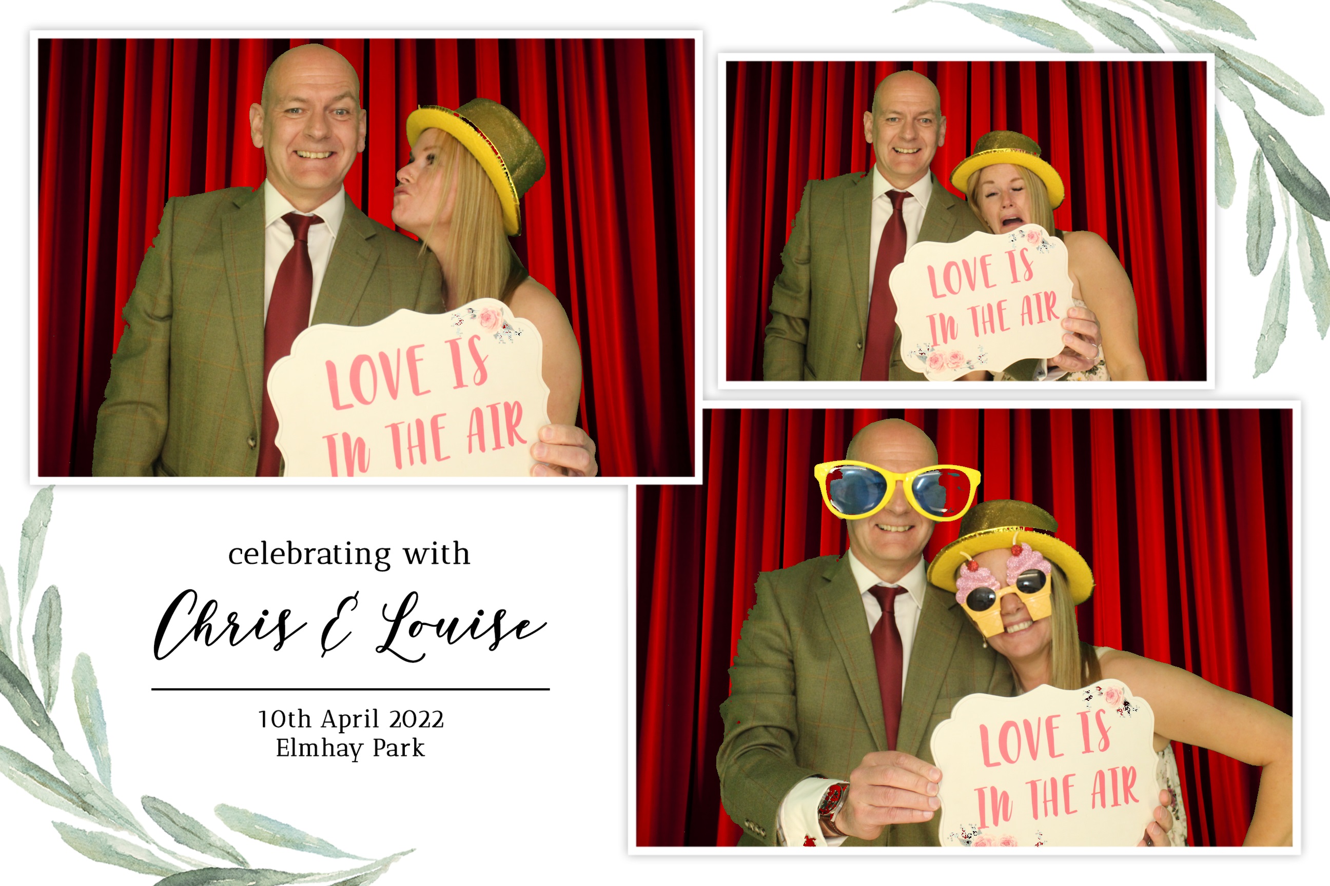 Chris & Louise | View more photos from the event at images.mobile-photo-booth.com/u/MobilePhotoBoothUK/Chris-Louise