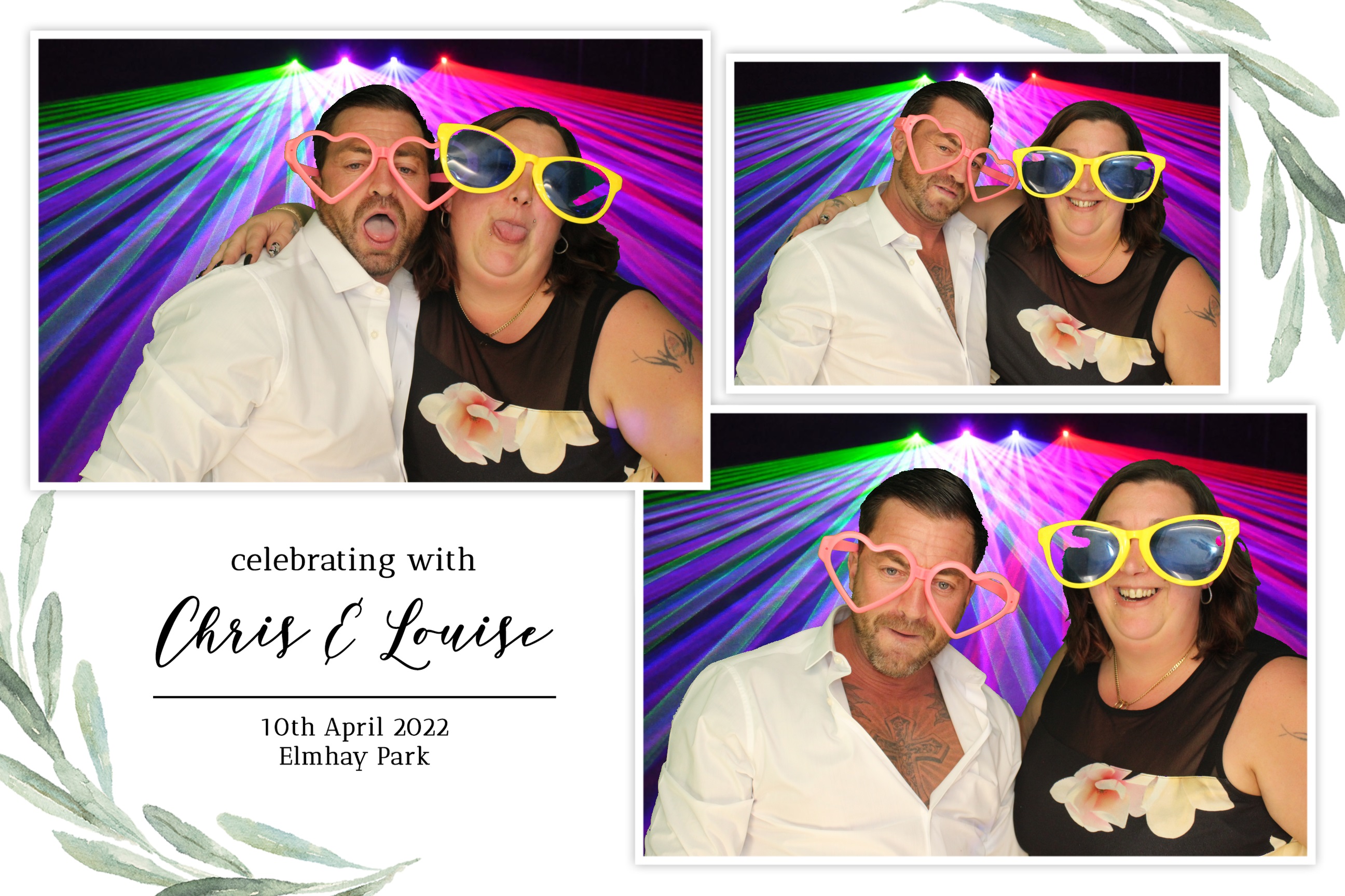 Chris & Louise | View more photos from the event at images.mobile-photo-booth.com/u/MobilePhotoBoothUK/Chris-Louise