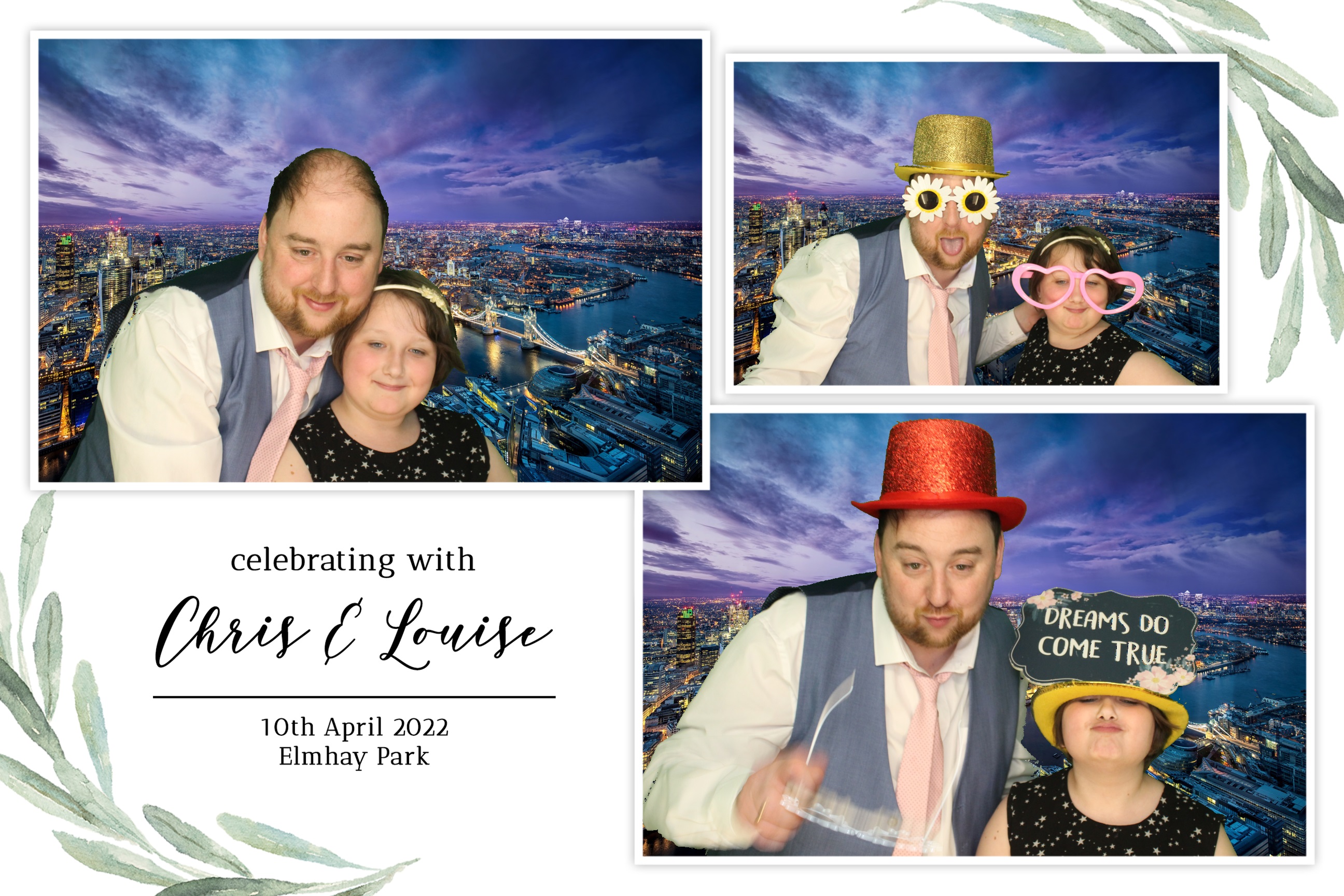 Chris & Louise | View more photos from the event at images.mobile-photo-booth.com/u/MobilePhotoBoothUK/Chris-Louise