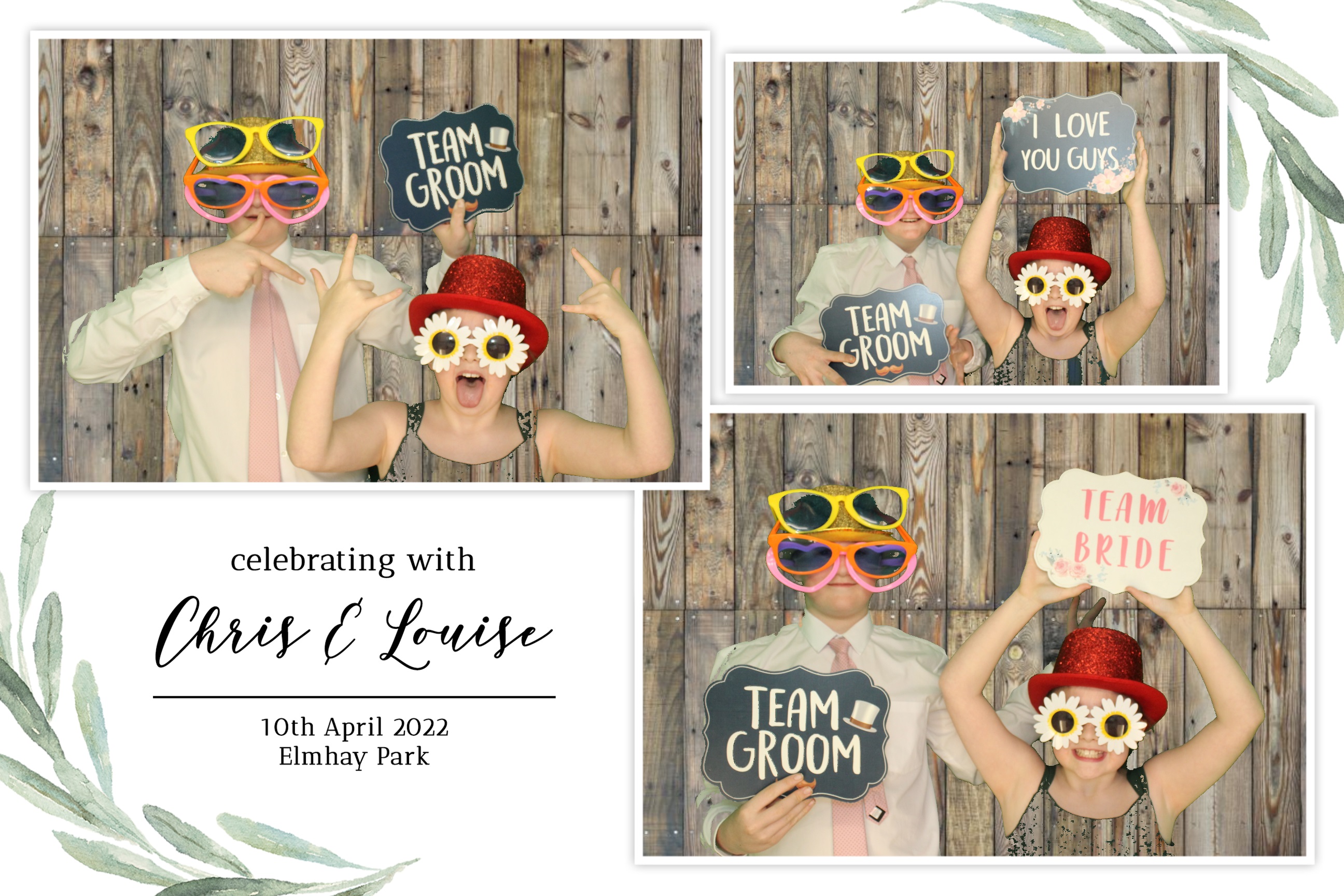 Chris & Louise | View more photos from the event at images.mobile-photo-booth.com/u/MobilePhotoBoothUK/Chris-Louise