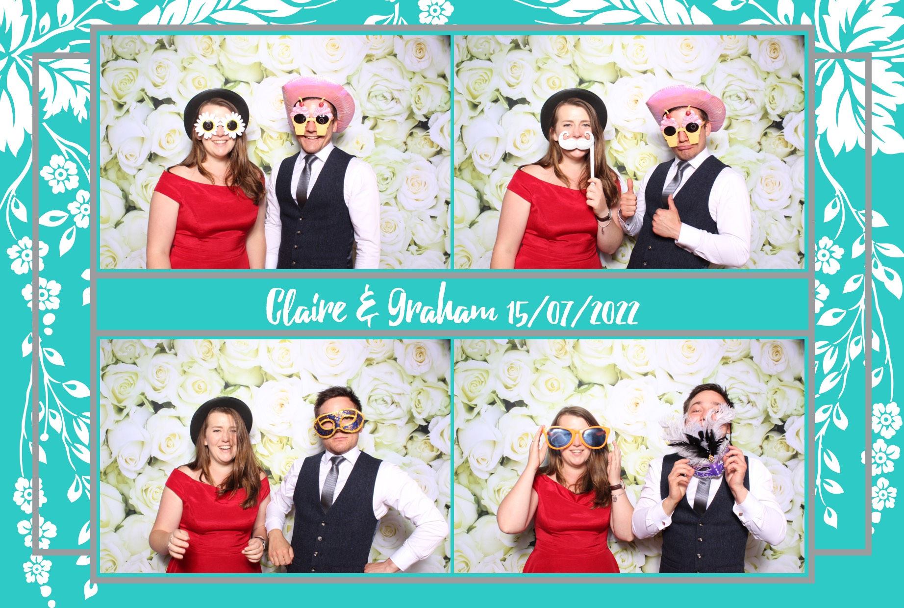 Claire & Graham | View more photos from the event at images.mobile-photo-booth.com/u/MobilePhotoBoothUK/Claire-Graham