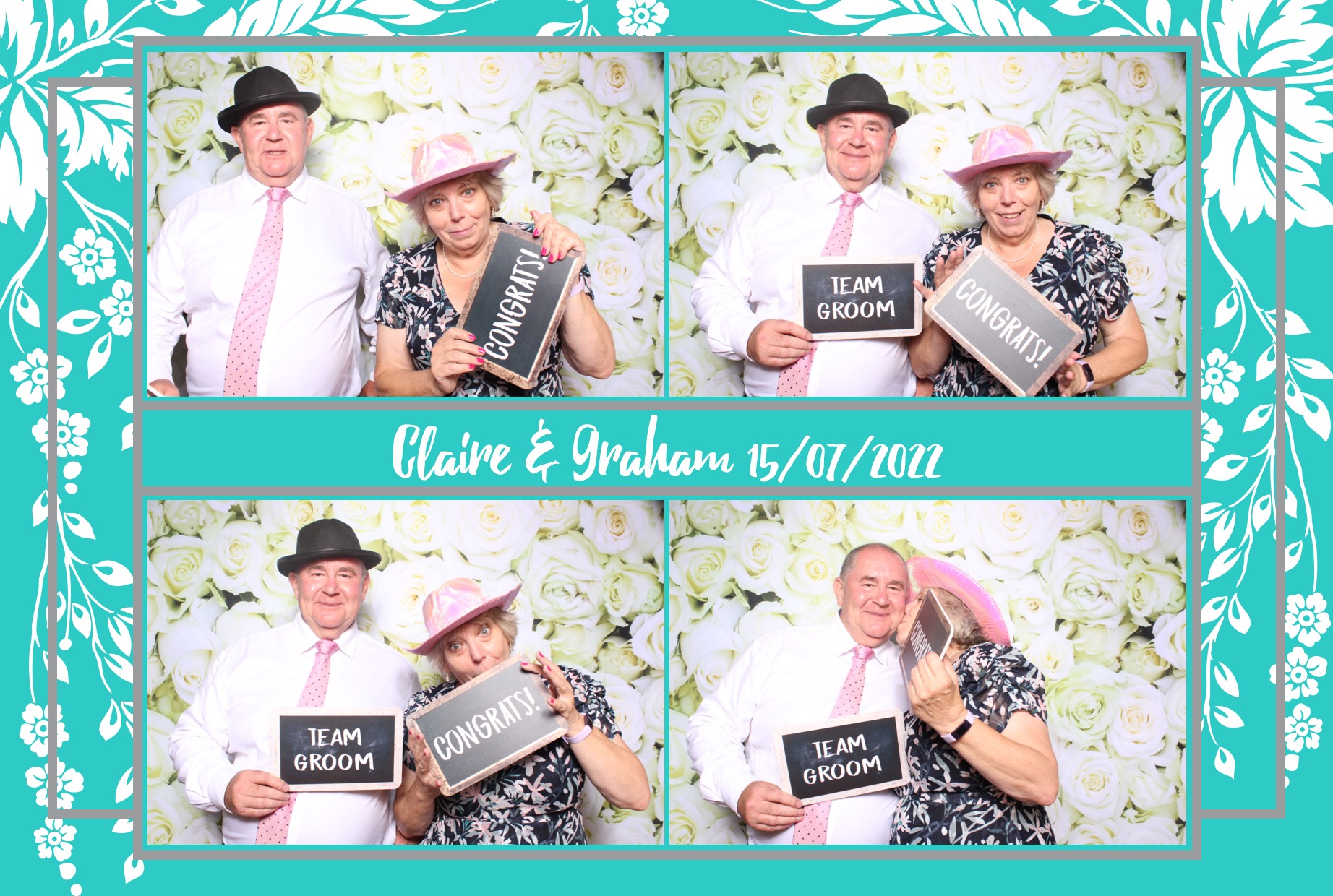 Claire & Graham | View more photos from the event at images.mobile-photo-booth.com/u/MobilePhotoBoothUK/Claire-Graham