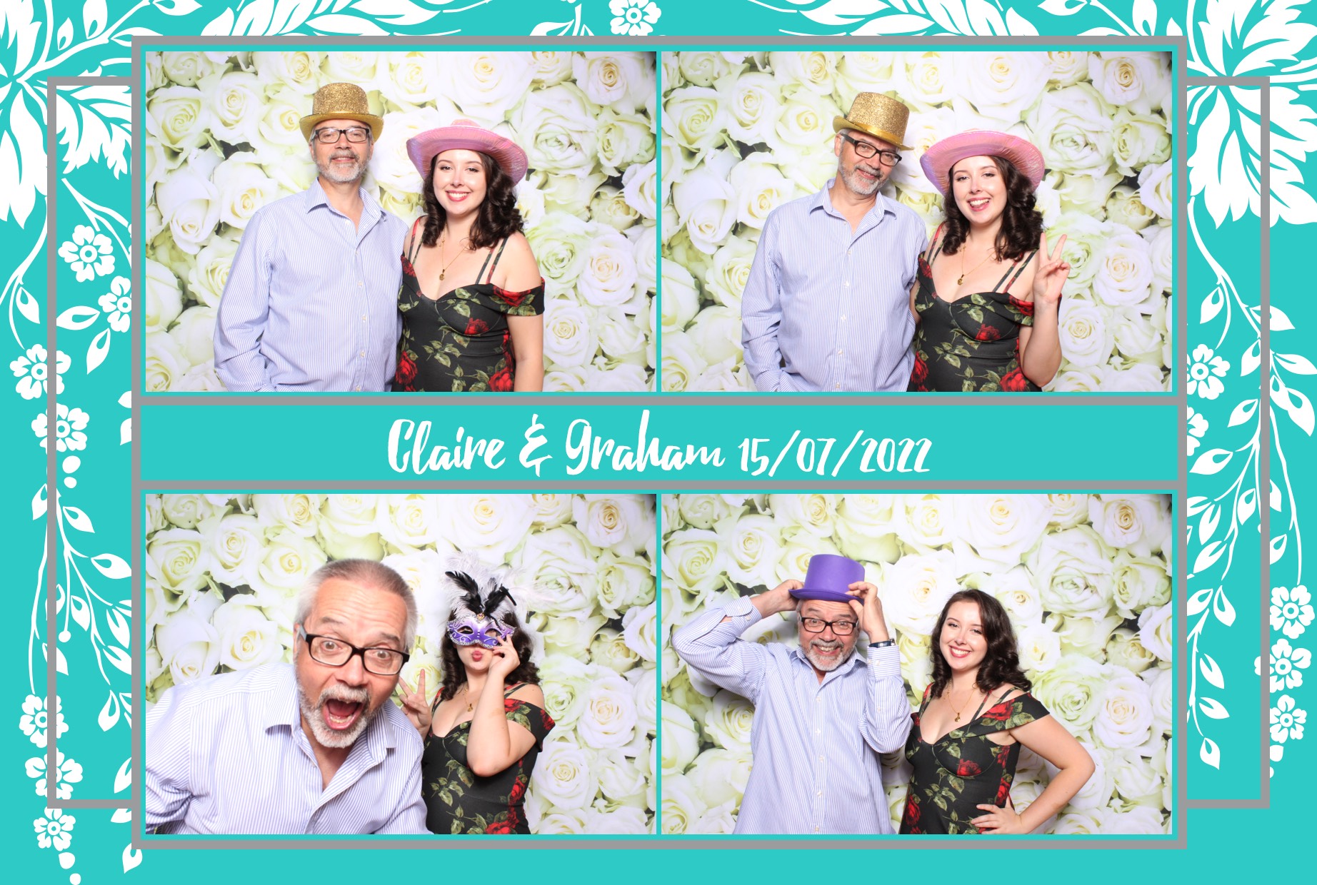 Claire & Graham | View more photos from the event at images.mobile-photo-booth.com/u/MobilePhotoBoothUK/Claire-Graham