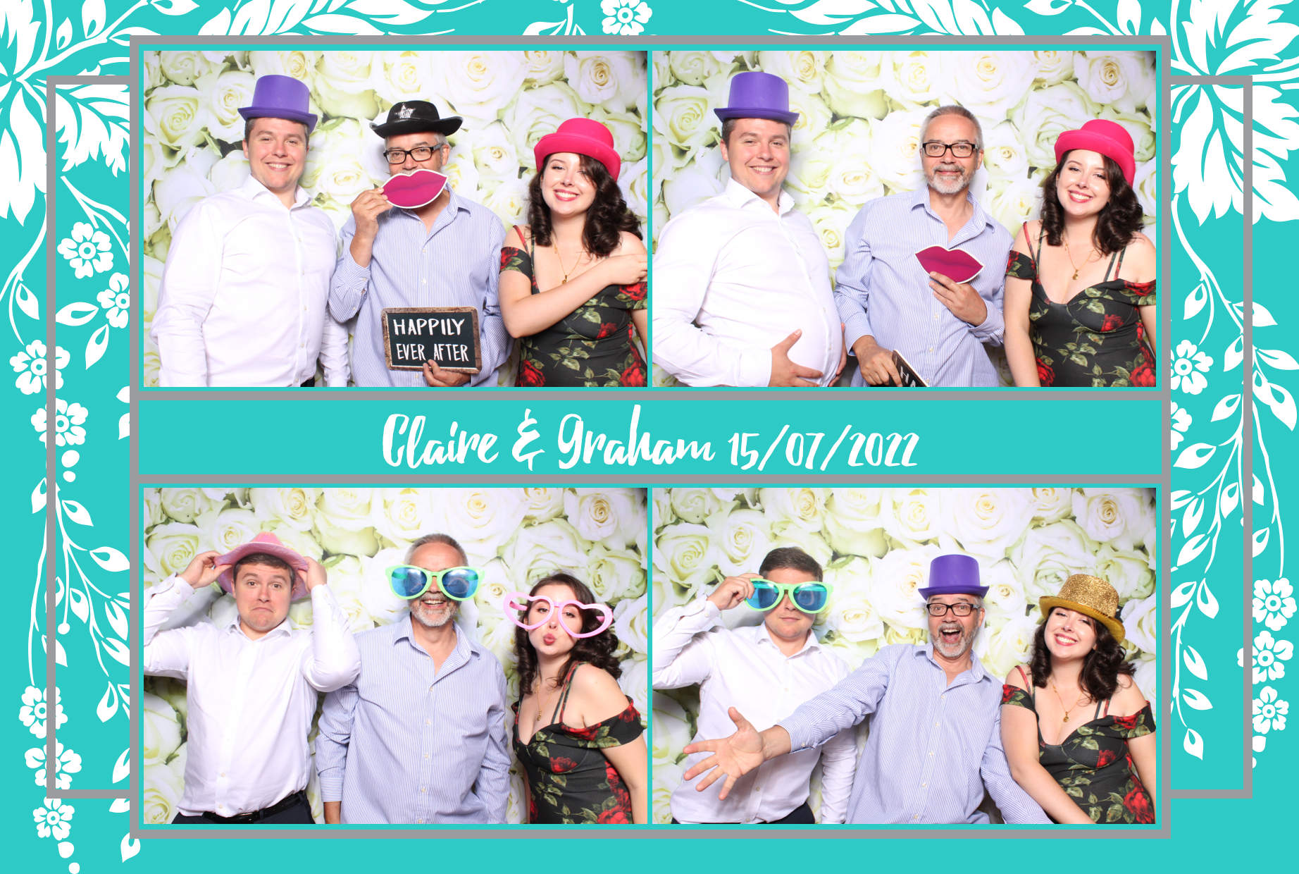 Claire & Graham | View more photos from the event at images.mobile-photo-booth.com/u/MobilePhotoBoothUK/Claire-Graham