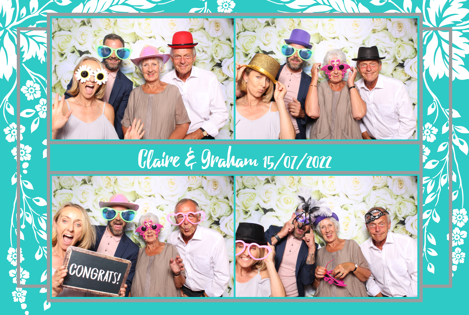 Claire & Graham | View more photos from the event at images.mobile-photo-booth.com/u/MobilePhotoBoothUK/Claire-Graham
