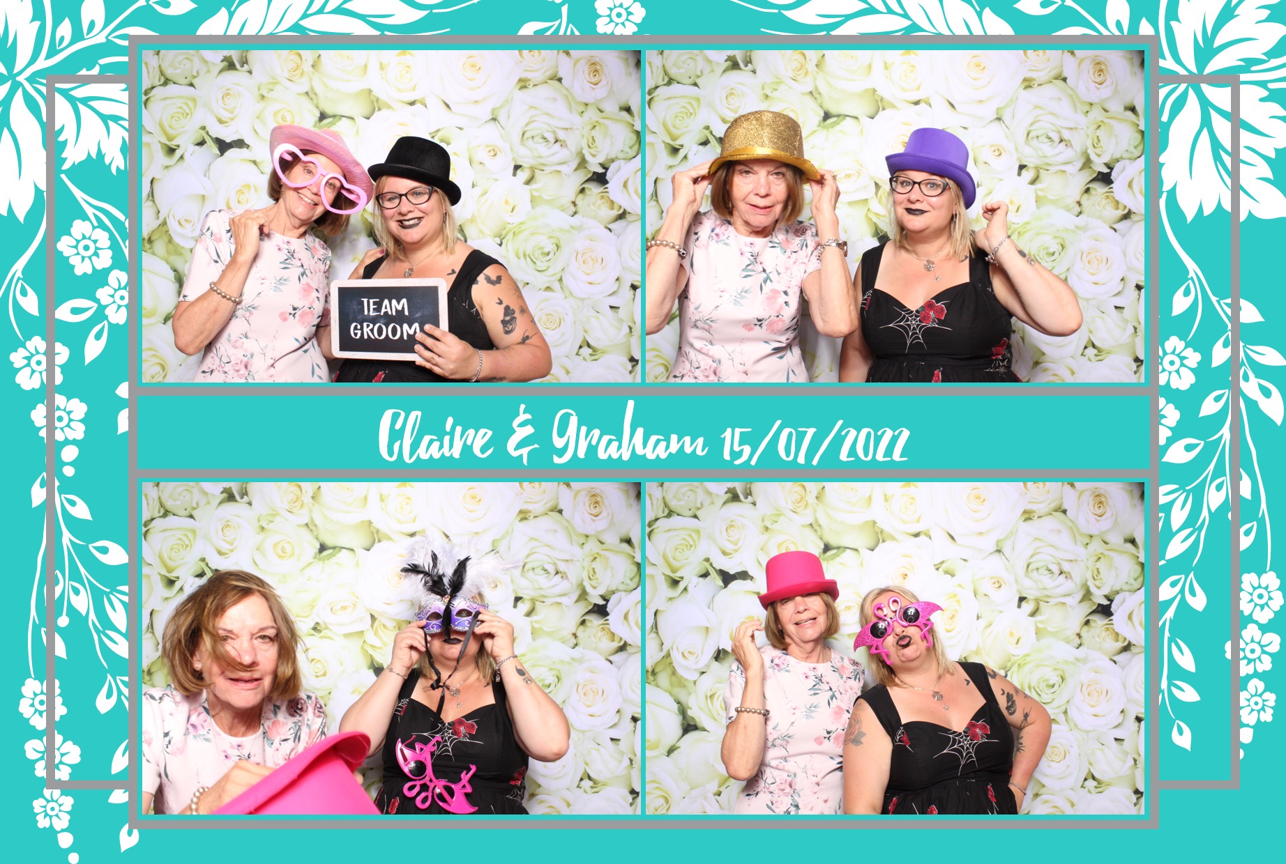 Claire & Graham | View more photos from the event at images.mobile-photo-booth.com/u/MobilePhotoBoothUK/Claire-Graham