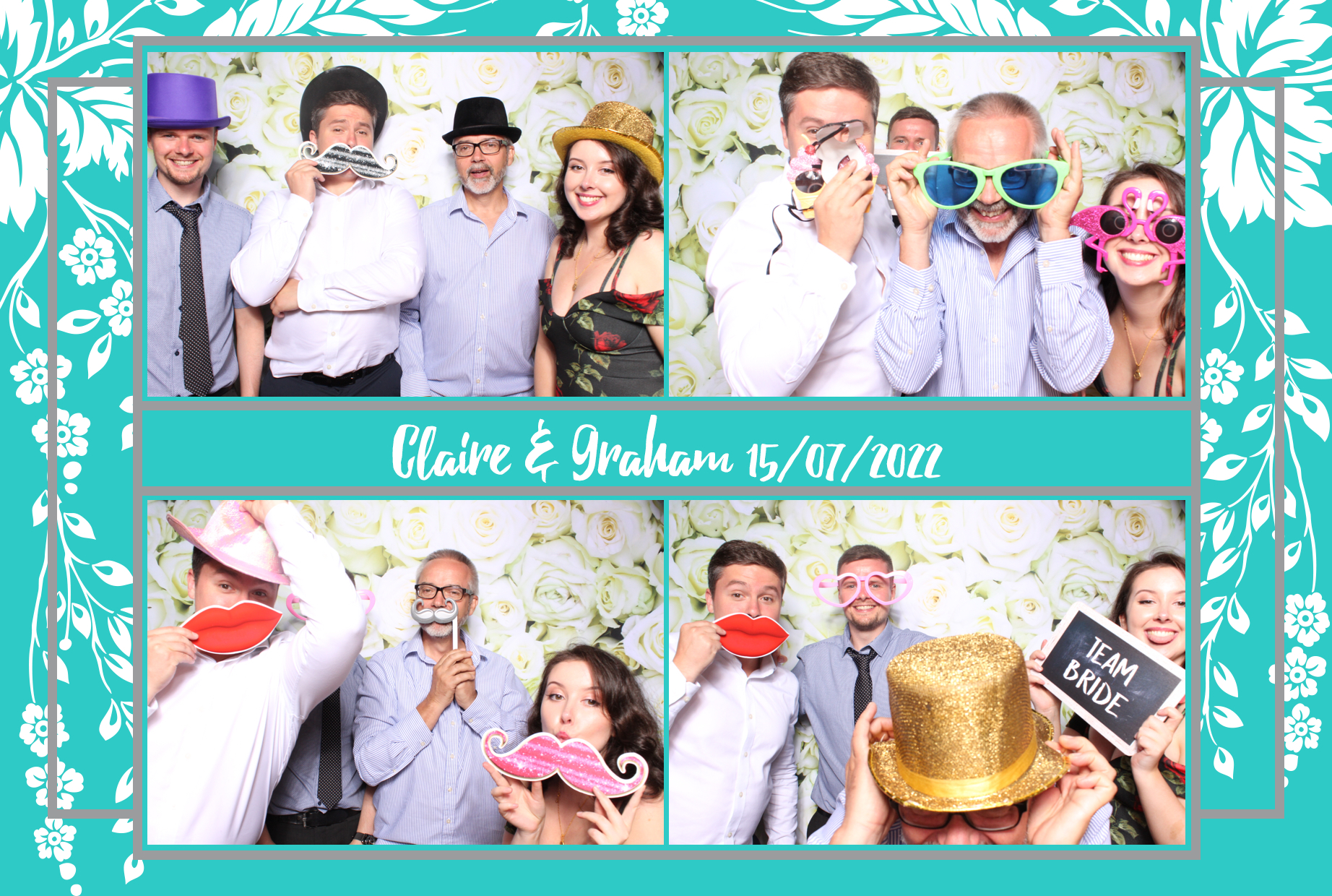 Claire & Graham | View more photos from the event at images.mobile-photo-booth.com/u/MobilePhotoBoothUK/Claire-Graham
