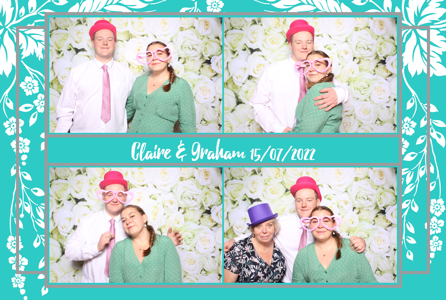 Claire & Graham | View more photos from the event at images.mobile-photo-booth.com/u/MobilePhotoBoothUK/Claire-Graham