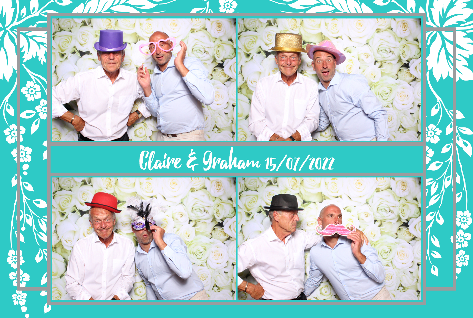Claire & Graham | View more photos from the event at images.mobile-photo-booth.com/u/MobilePhotoBoothUK/Claire-Graham