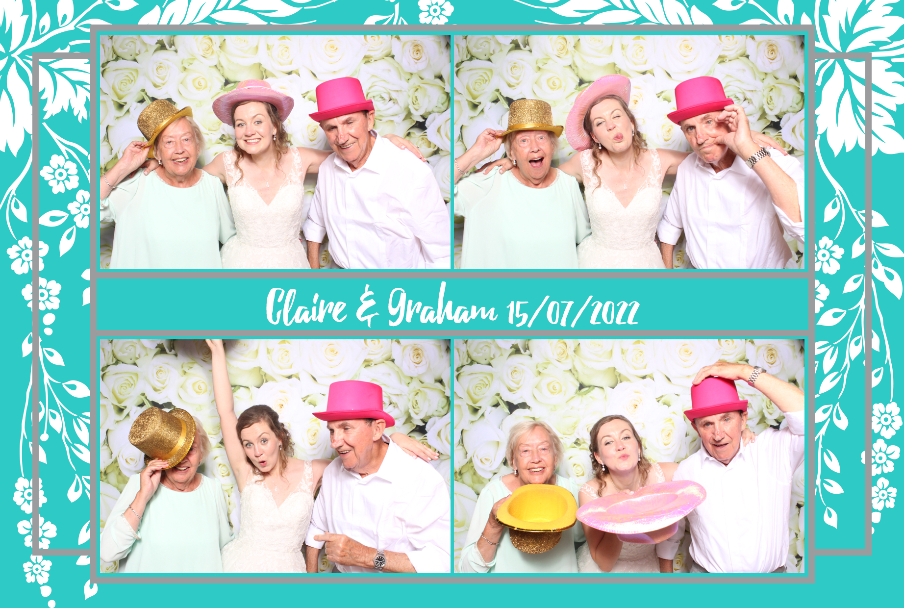 Claire & Graham | View more photos from the event at images.mobile-photo-booth.com/u/MobilePhotoBoothUK/Claire-Graham