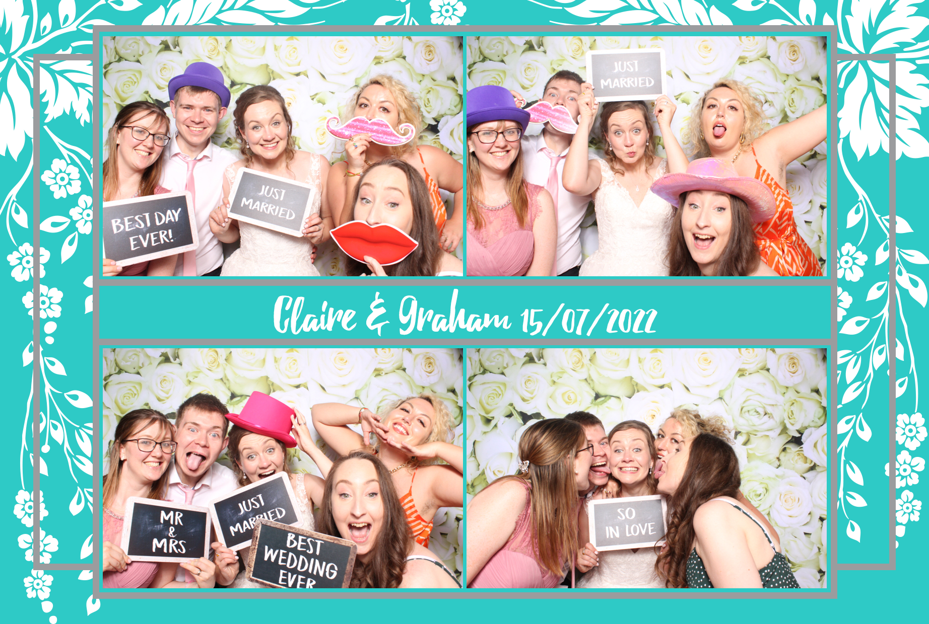 Claire & Graham | View more photos from the event at images.mobile-photo-booth.com/u/MobilePhotoBoothUK/Claire-Graham
