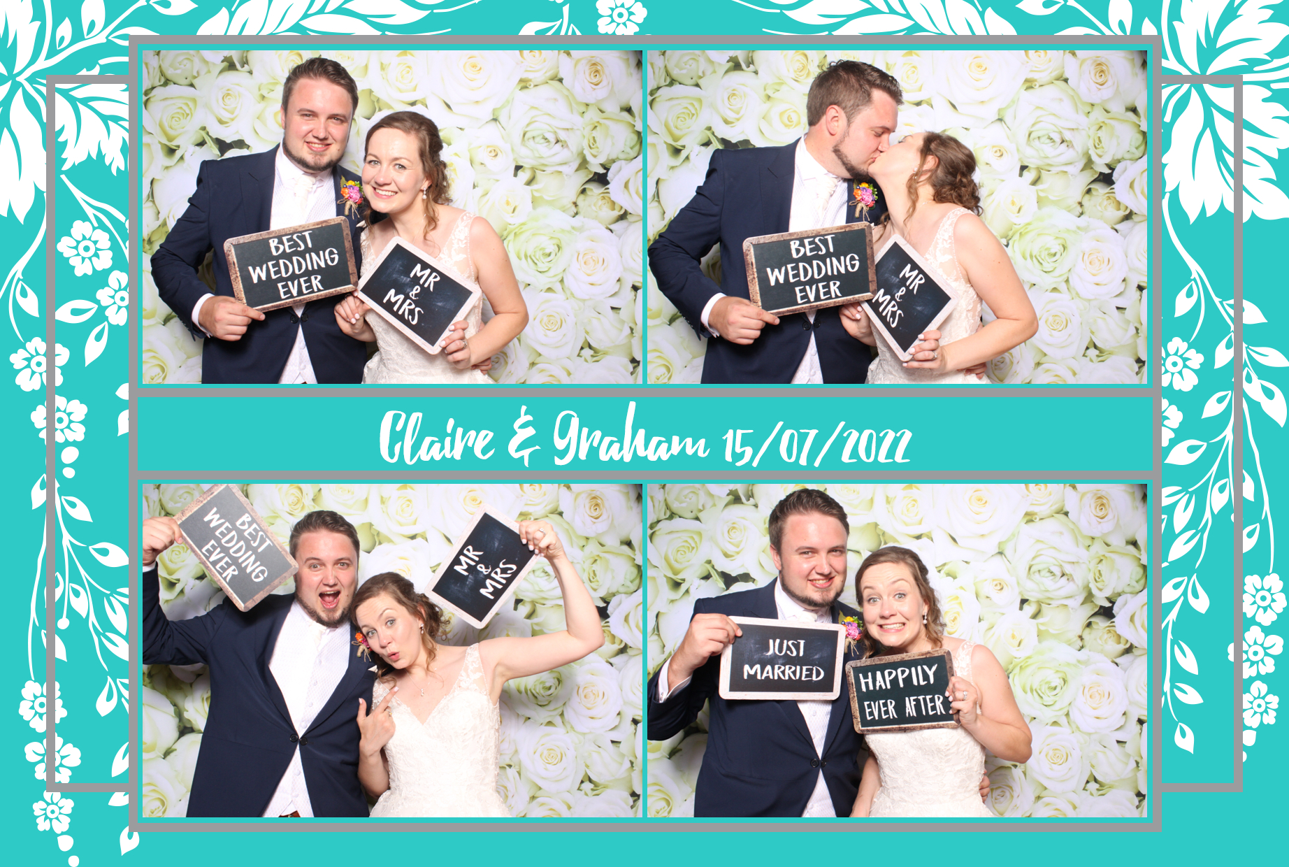 Claire & Graham | View more photos from the event at images.mobile-photo-booth.com/u/MobilePhotoBoothUK/Claire-Graham