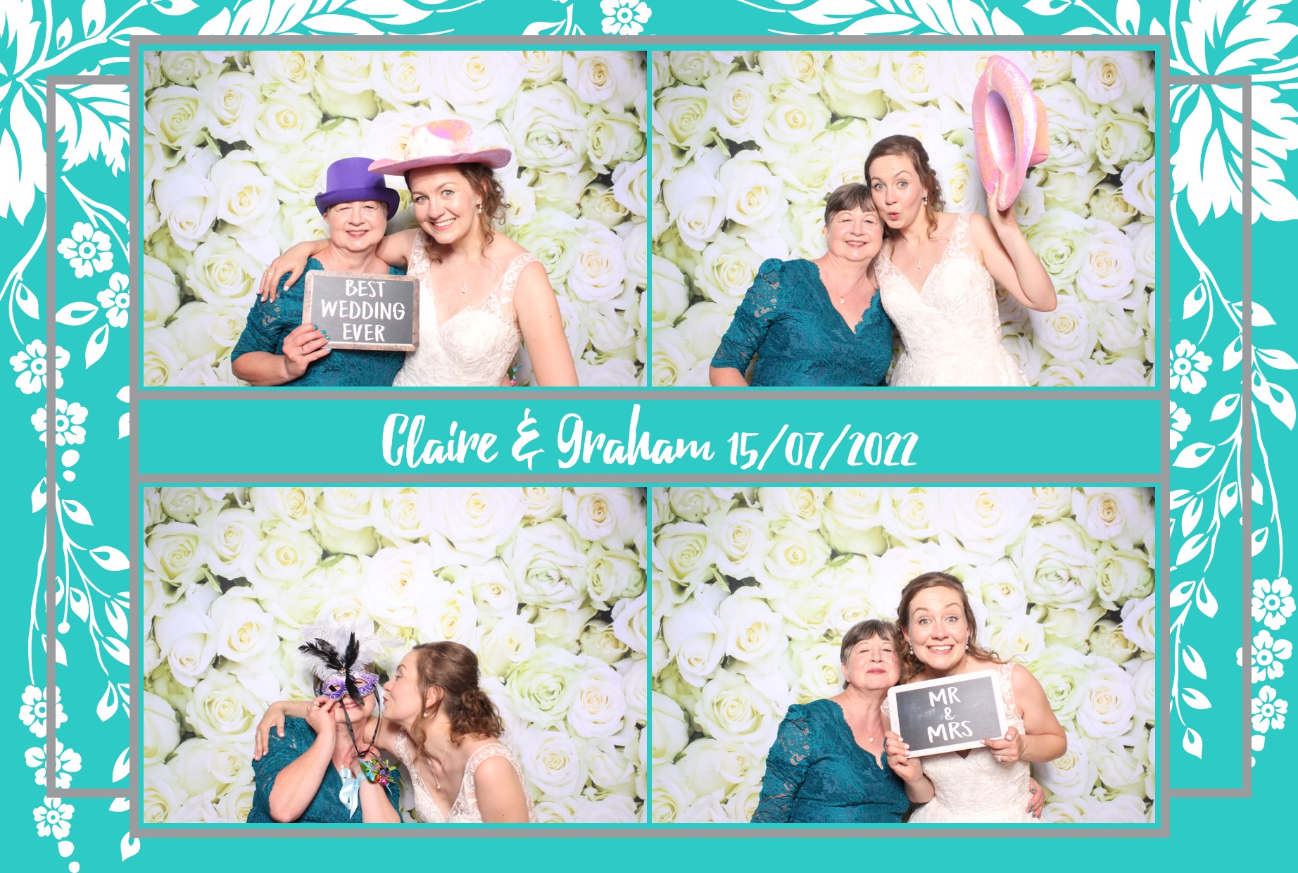 Claire & Graham | View more photos from the event at images.mobile-photo-booth.com/u/MobilePhotoBoothUK/Claire-Graham