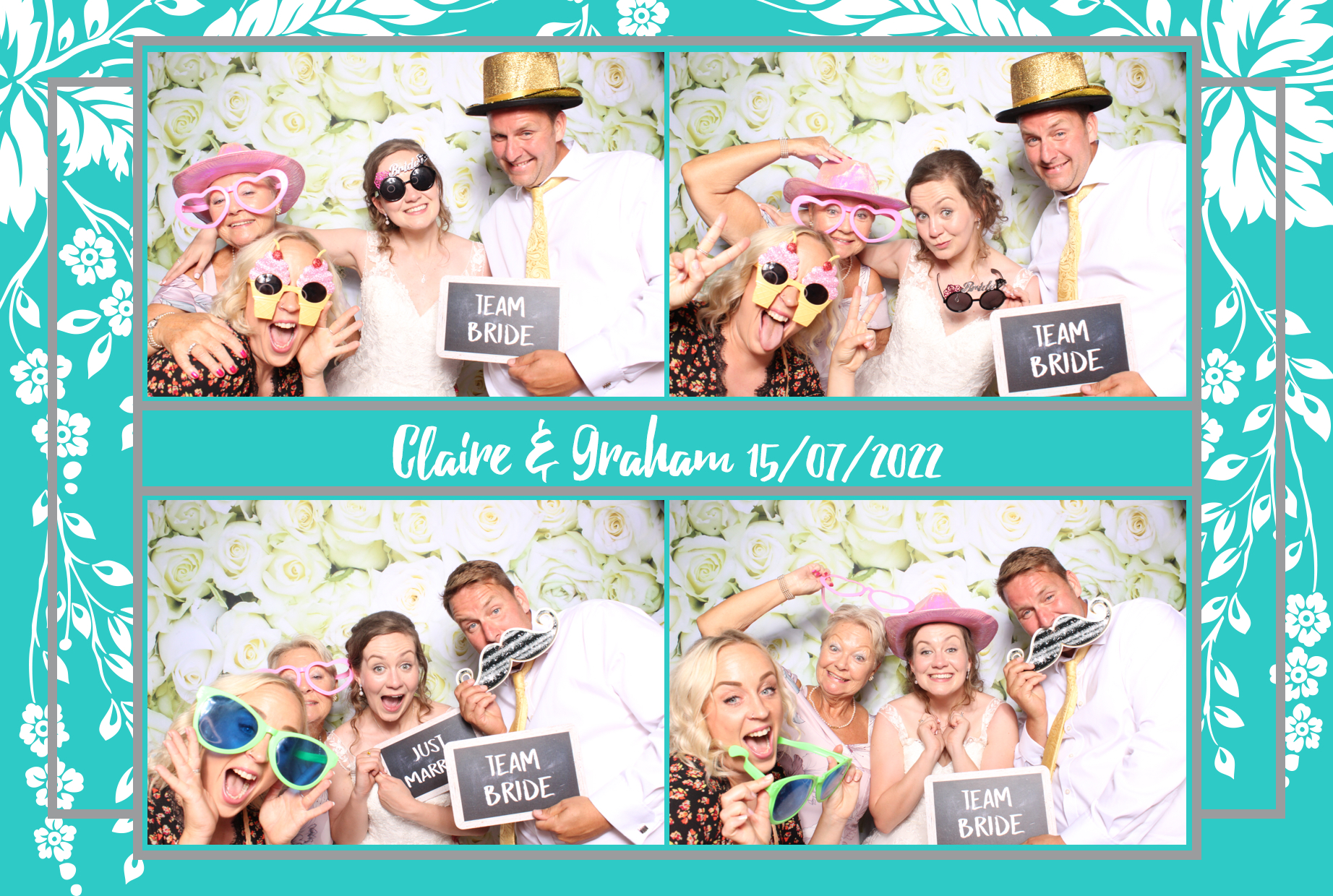 Claire & Graham | View more photos from the event at images.mobile-photo-booth.com/u/MobilePhotoBoothUK/Claire-Graham