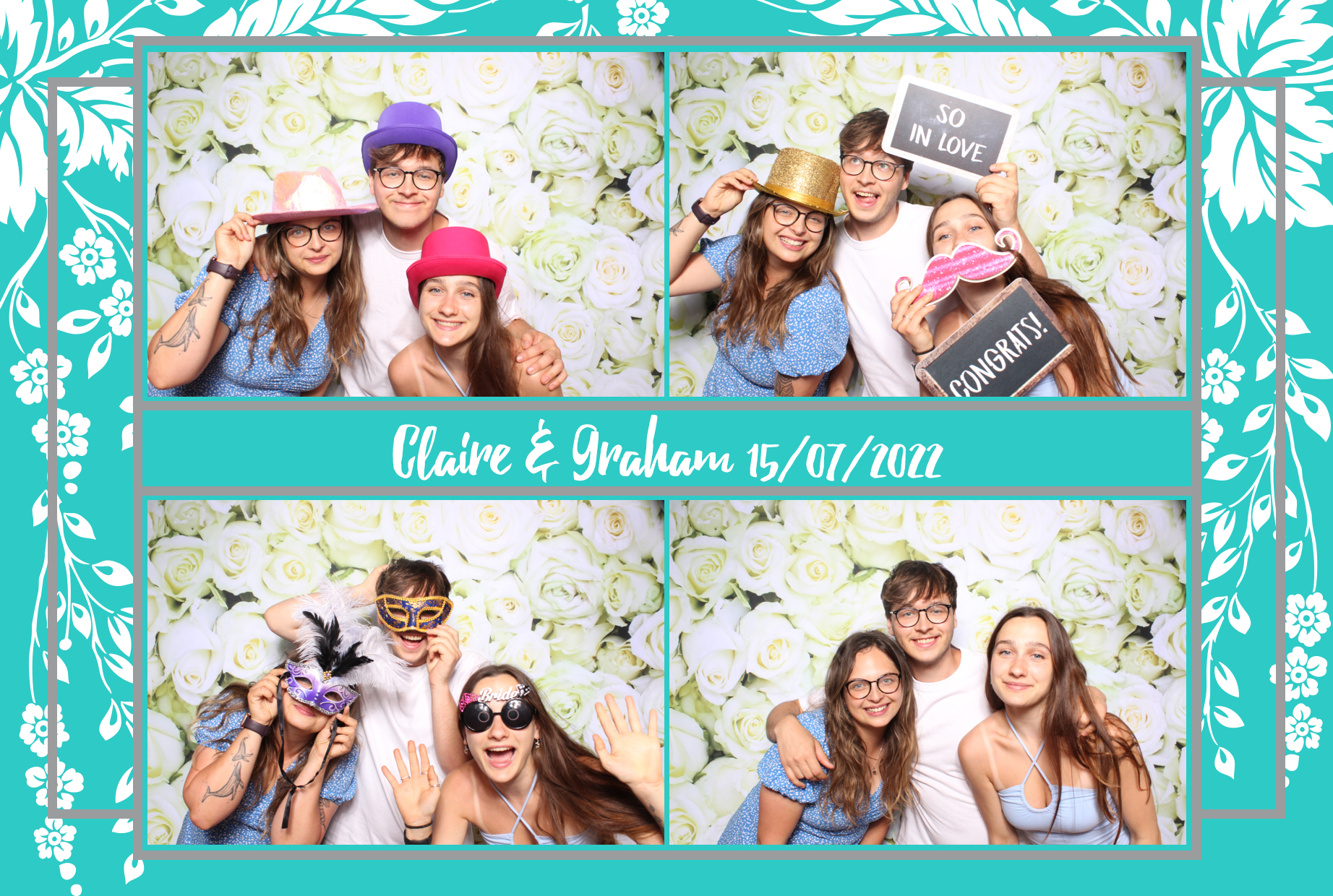 Claire & Graham | View more photos from the event at images.mobile-photo-booth.com/u/MobilePhotoBoothUK/Claire-Graham