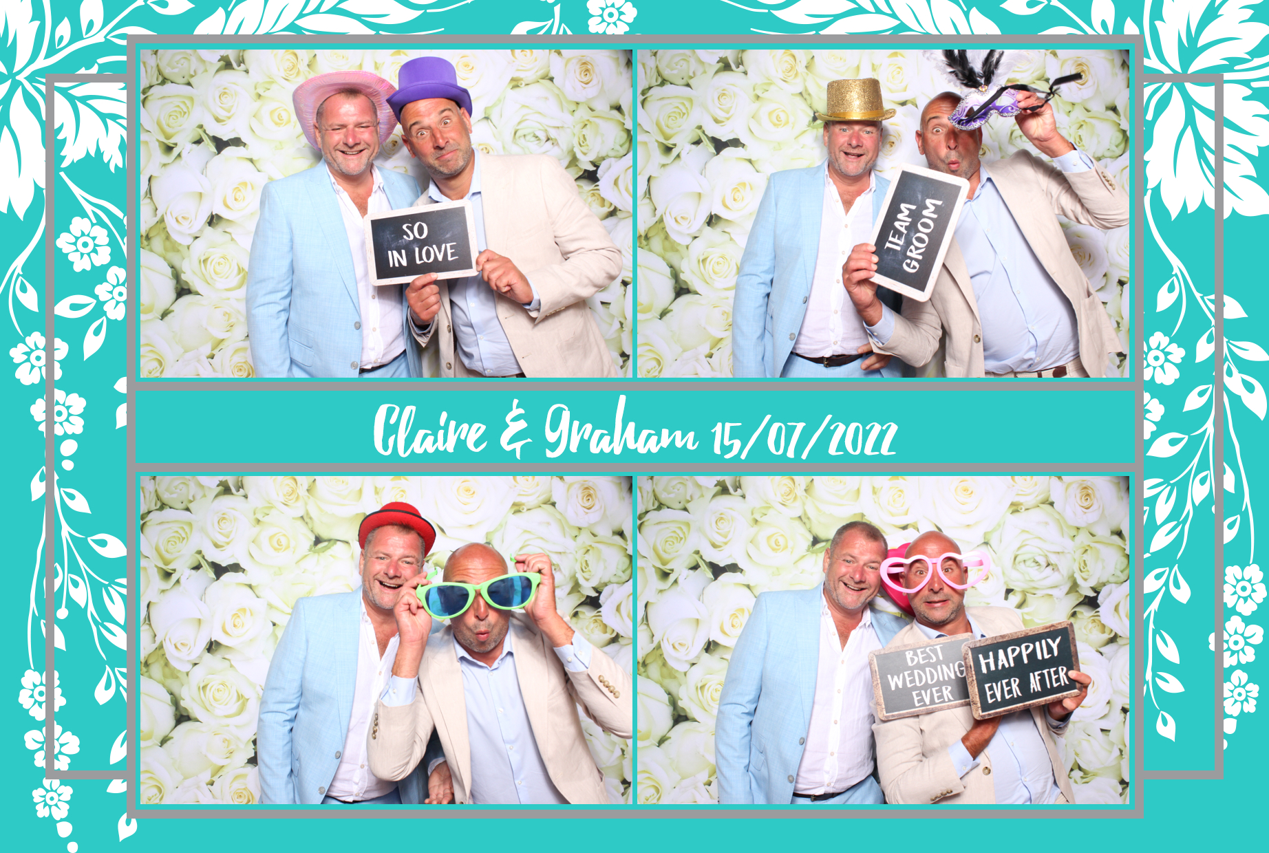 Claire & Graham | View more photos from the event at images.mobile-photo-booth.com/u/MobilePhotoBoothUK/Claire-Graham