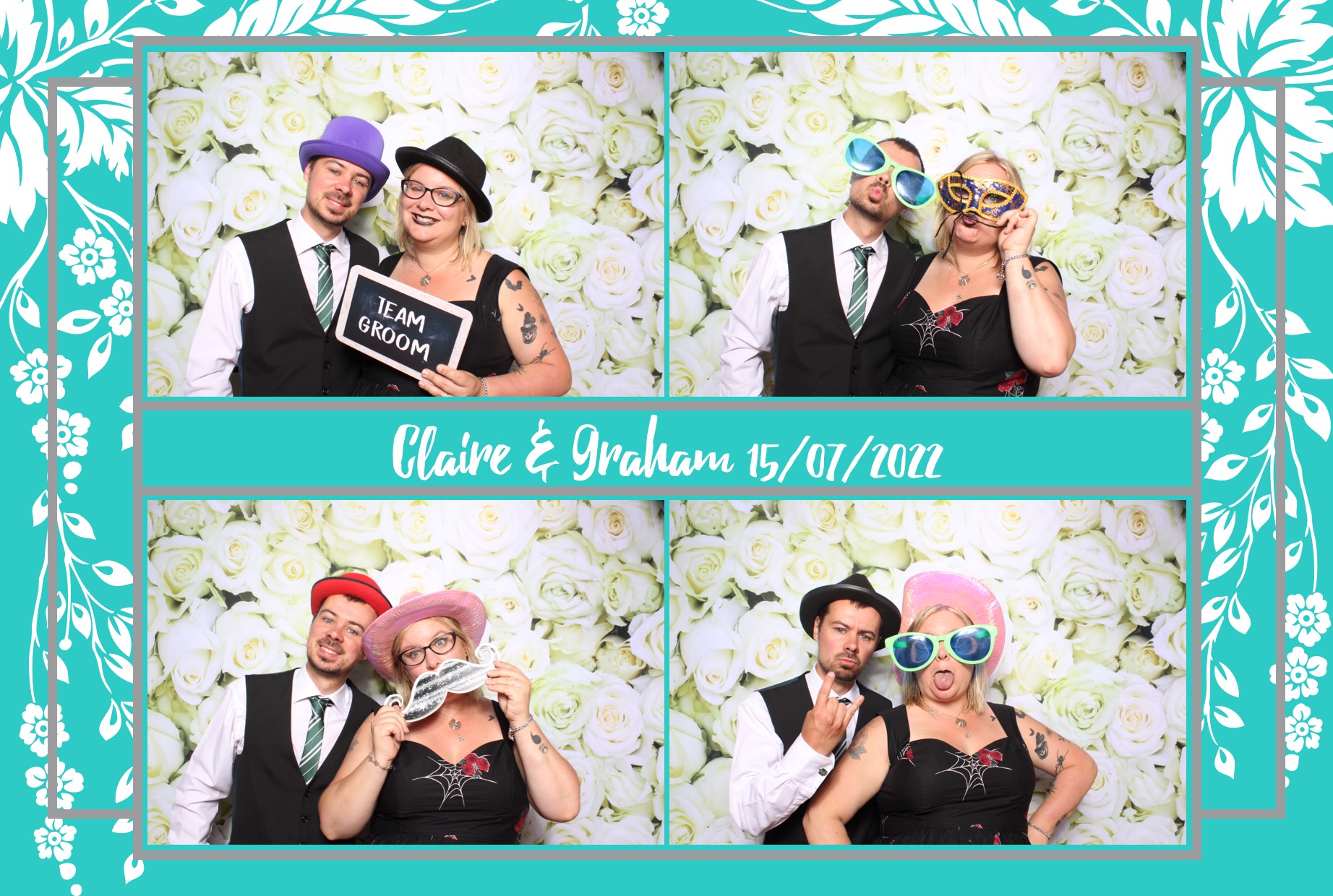 Claire & Graham | View more photos from the event at images.mobile-photo-booth.com/u/MobilePhotoBoothUK/Claire-Graham