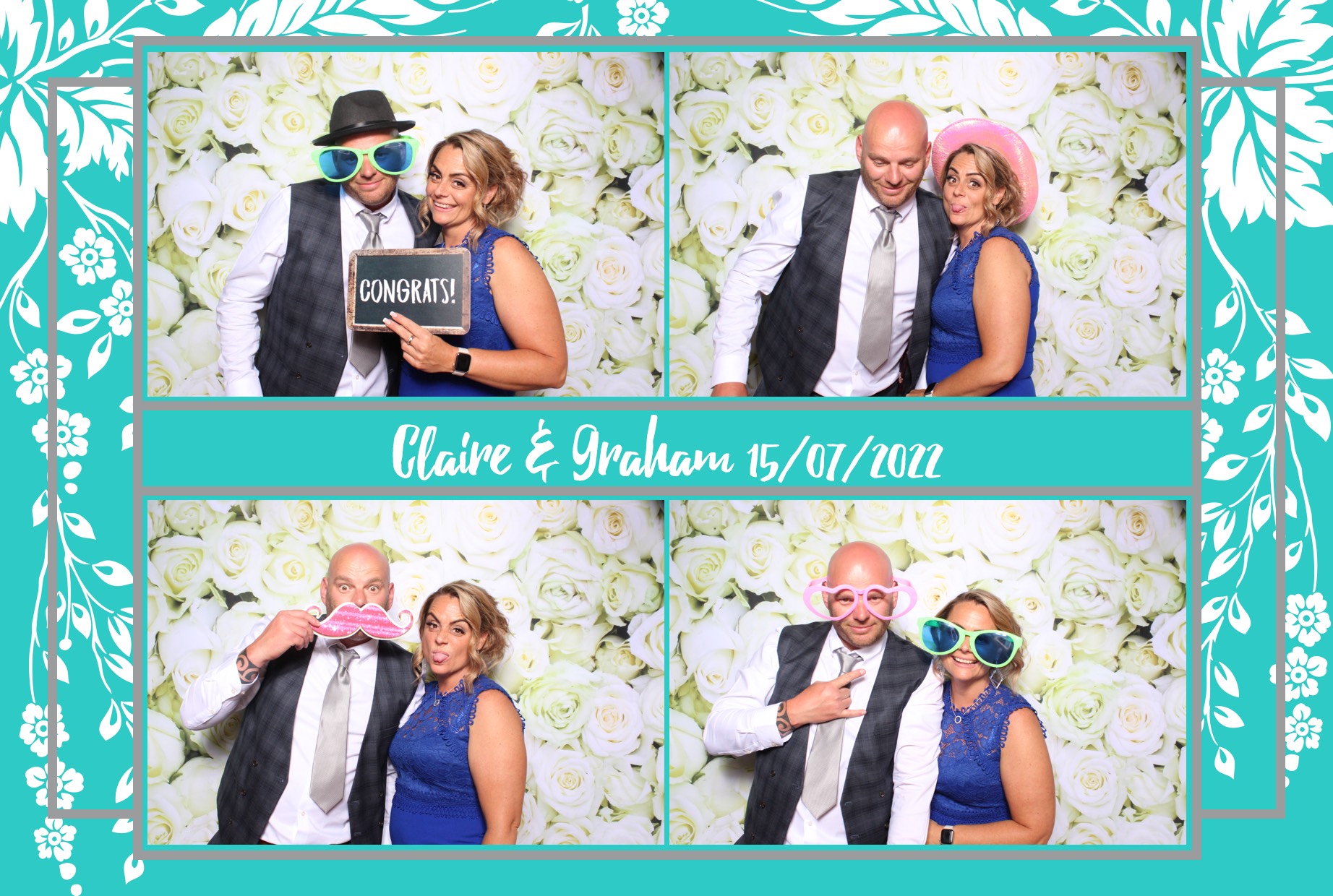 Claire & Graham | View more photos from the event at images.mobile-photo-booth.com/u/MobilePhotoBoothUK/Claire-Graham
