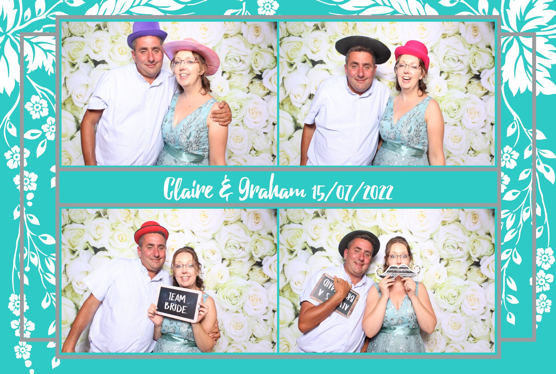 Claire & Graham | View more photos from the event at images.mobile-photo-booth.com/u/MobilePhotoBoothUK/Claire-Graham