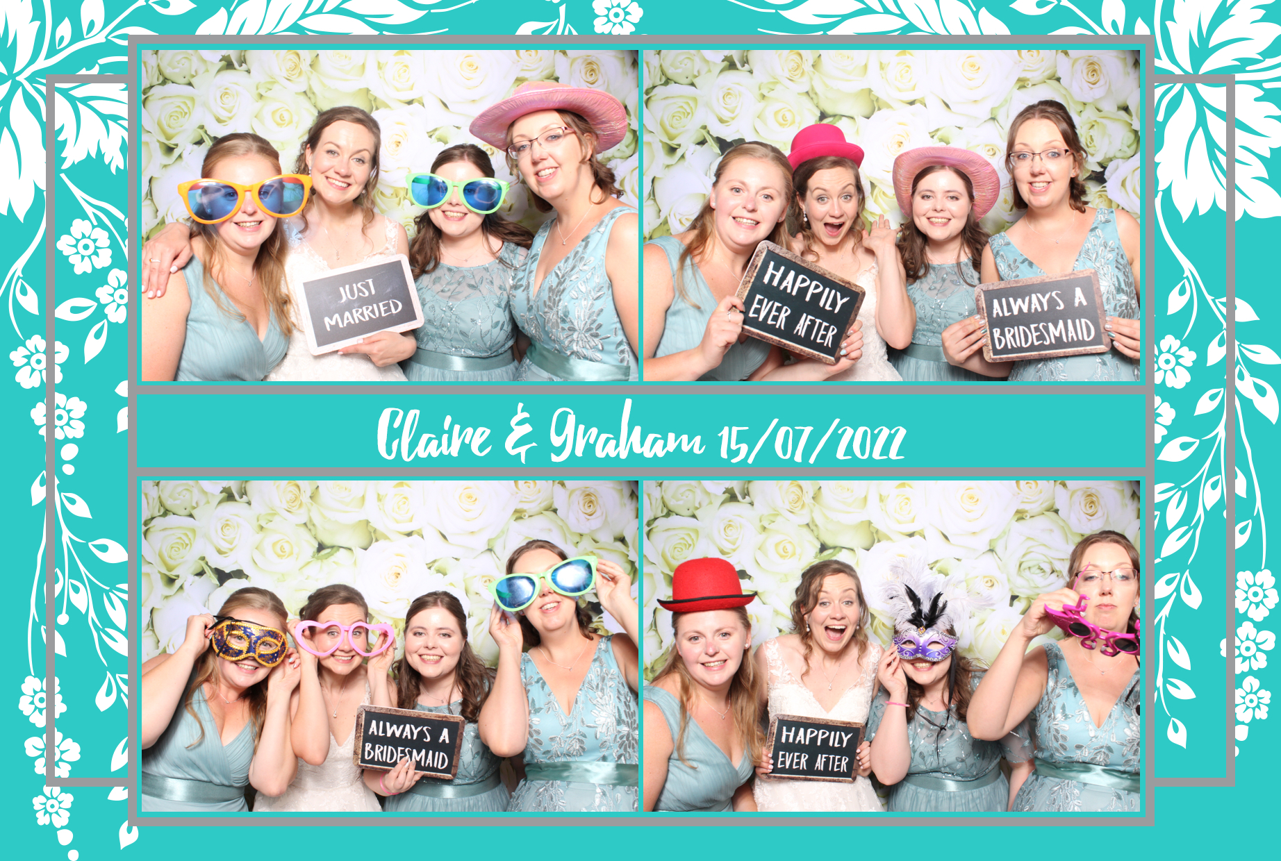 Claire & Graham | View more photos from the event at images.mobile-photo-booth.com/u/MobilePhotoBoothUK/Claire-Graham