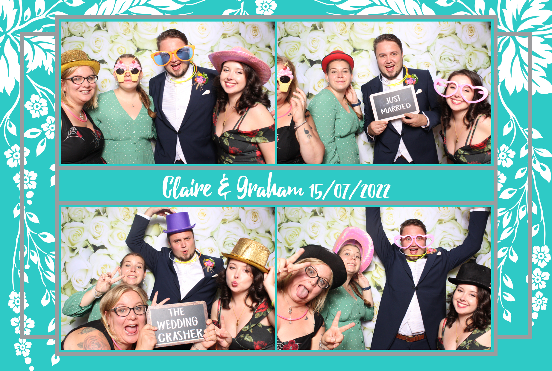 Claire & Graham | View more photos from the event at images.mobile-photo-booth.com/u/MobilePhotoBoothUK/Claire-Graham