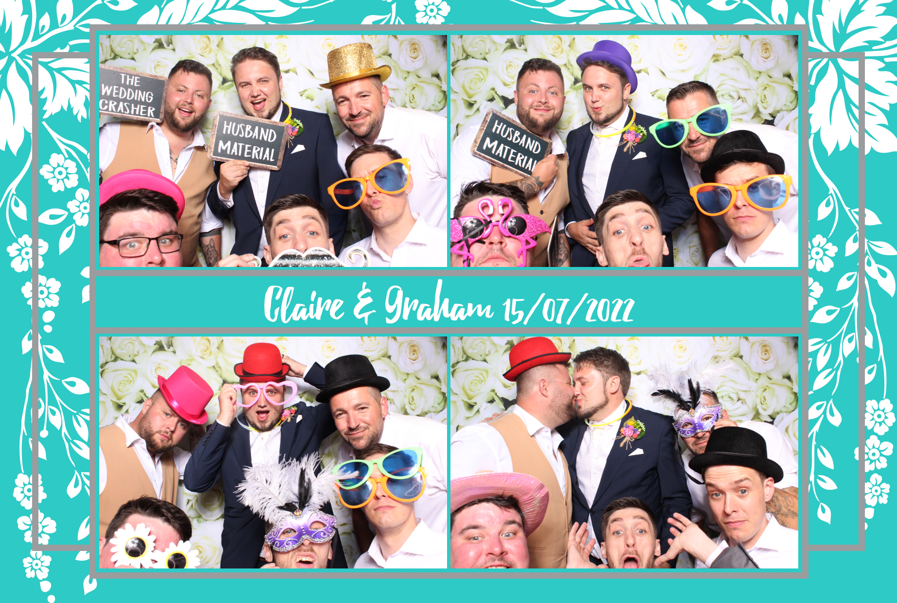 Claire & Graham | View more photos from the event at images.mobile-photo-booth.com/u/MobilePhotoBoothUK/Claire-Graham